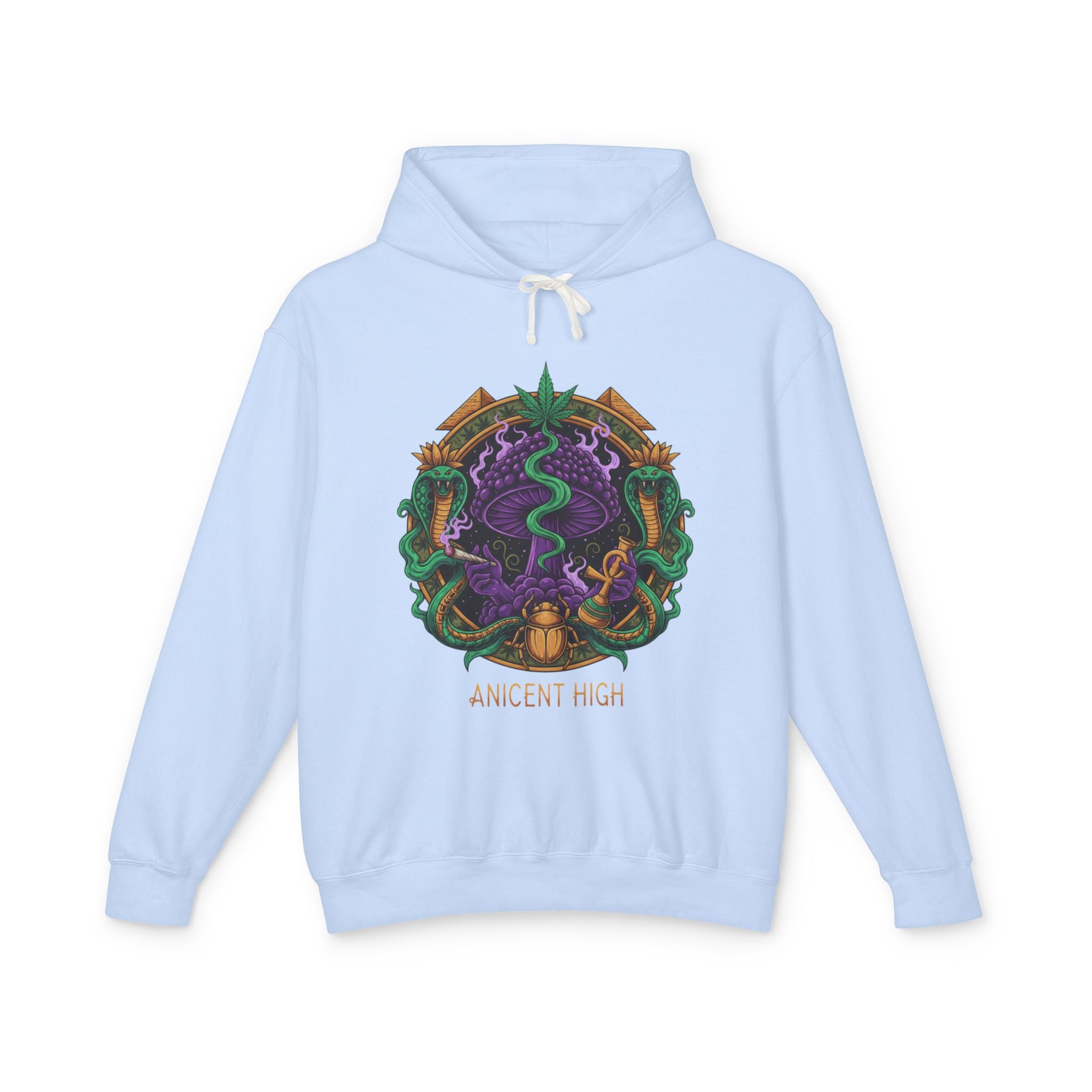 Ancient High Crest Hoodie — Mystic Snake Emblem Hooded Sweatshirt