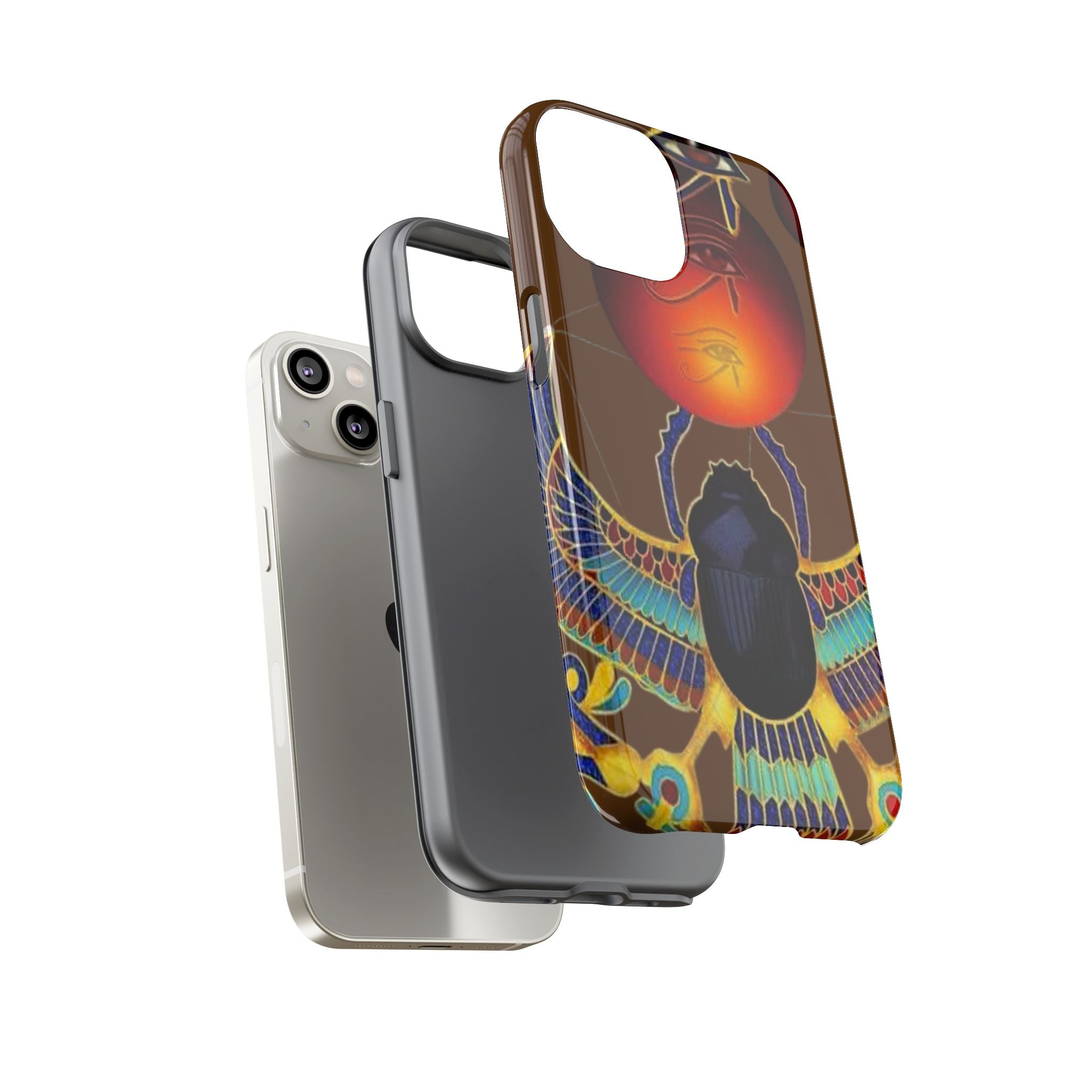 Egyptian Scarab Phone Case | Tough Cases for Unique Style, Protective Cases, Artistic Phone Covers, Gifts for Art Lovers