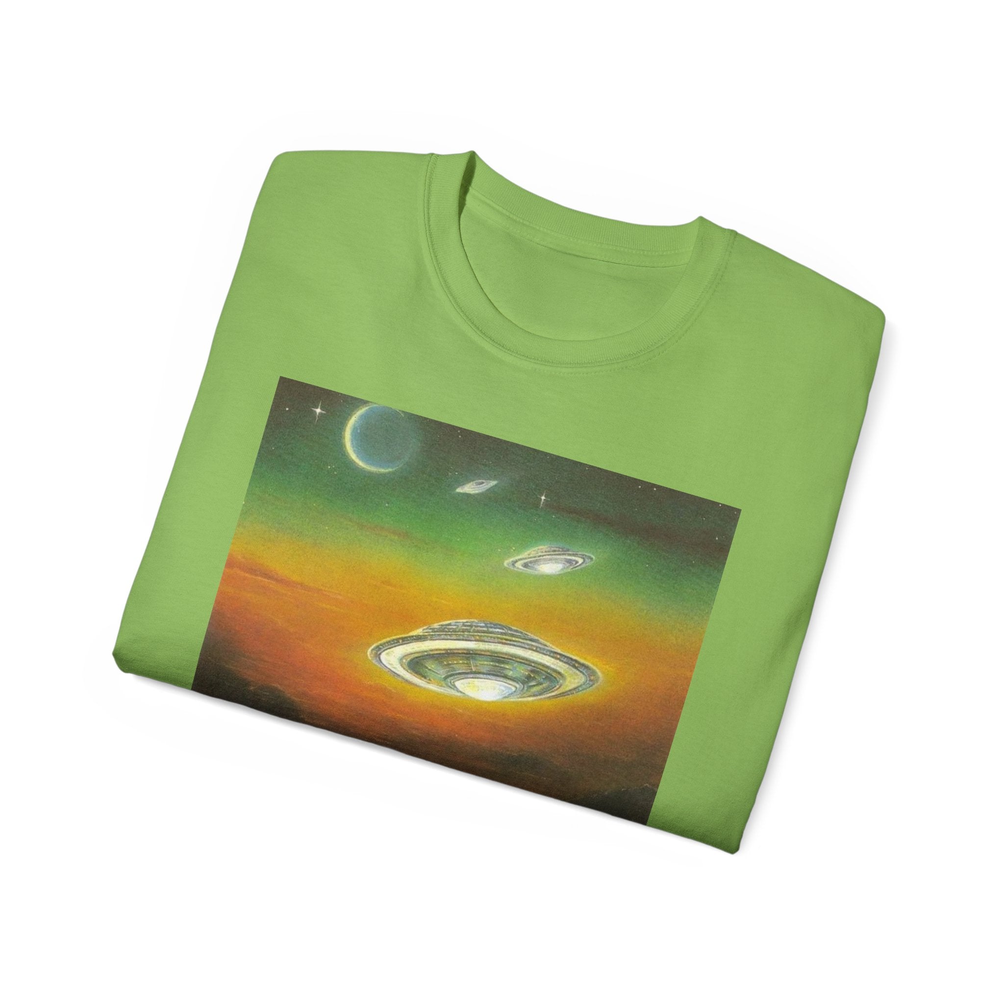 T-Shirt Dolphins UFOs Unisex Tee