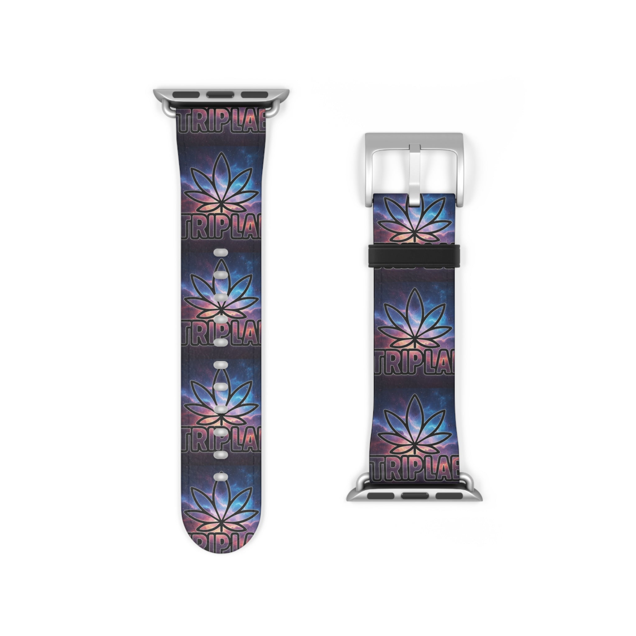 Fireworks Lotus Watch Band — Floral Galaxy Apple Watch Strap