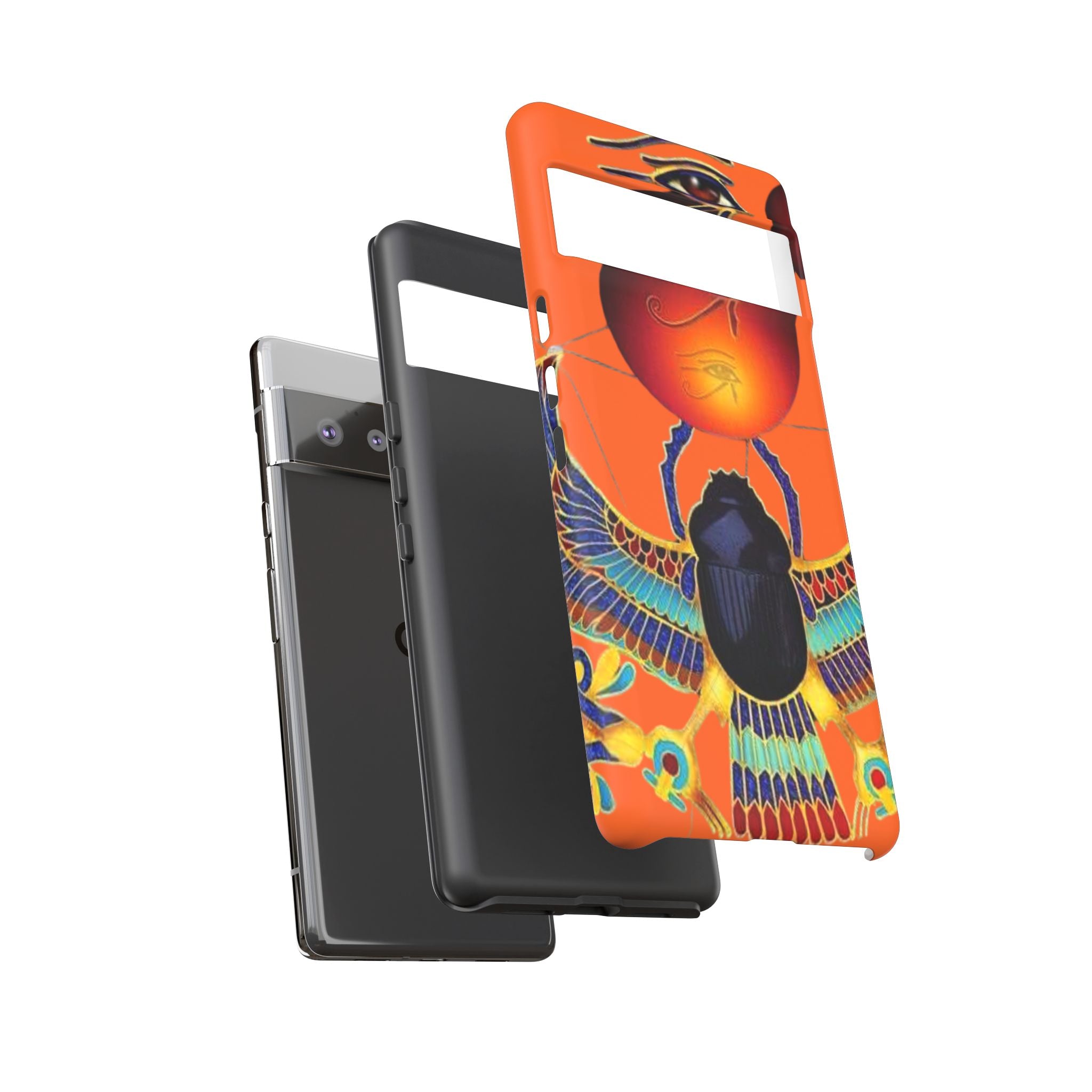 Egyptian-Inspired Phone Case, Tough Phone Cover, Unique Protective Case, Gift for Her, Vibrant Egyptian Art