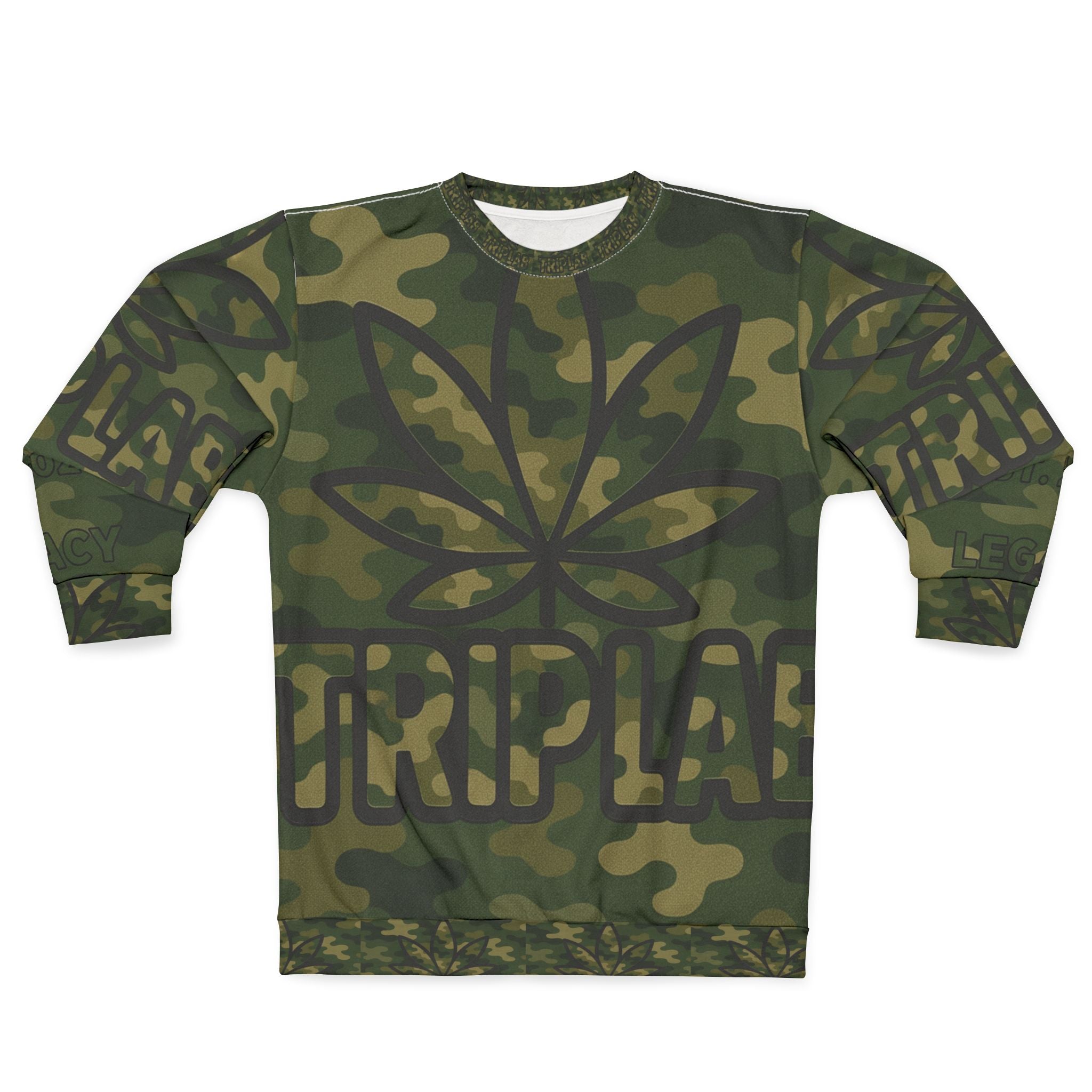 Camo Leaf Trip Lab Unisex Sweatshirt