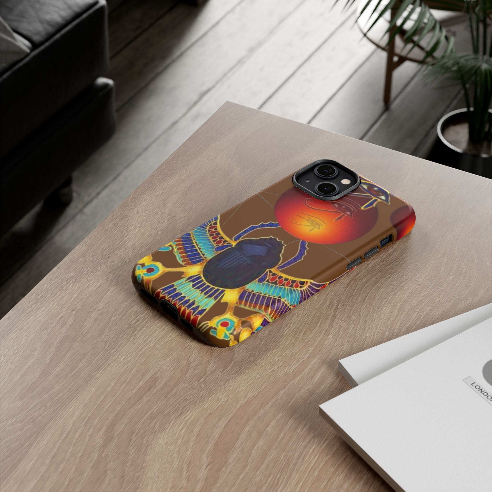 Egyptian Scarab Phone Case | Tough Cases for Unique Style, Protective Cases, Artistic Phone Covers, Gifts for Art Lovers