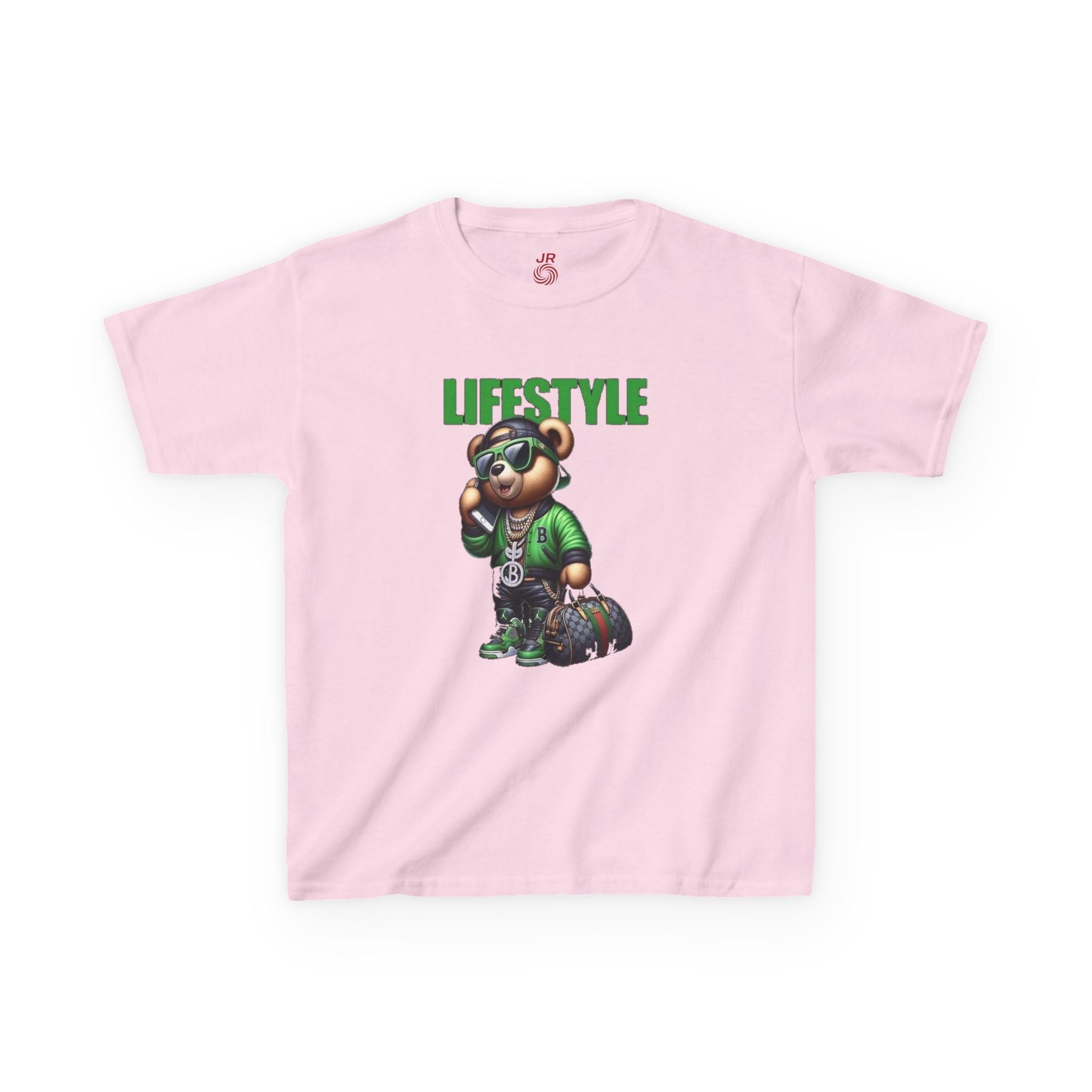 Kids Lifestyle Bear Graphic Tee, Cool Kids T-Shirt, Trendy Youth Shirt, Graphic Cotton Tee for Boys and Girls, Fun Casual Wear