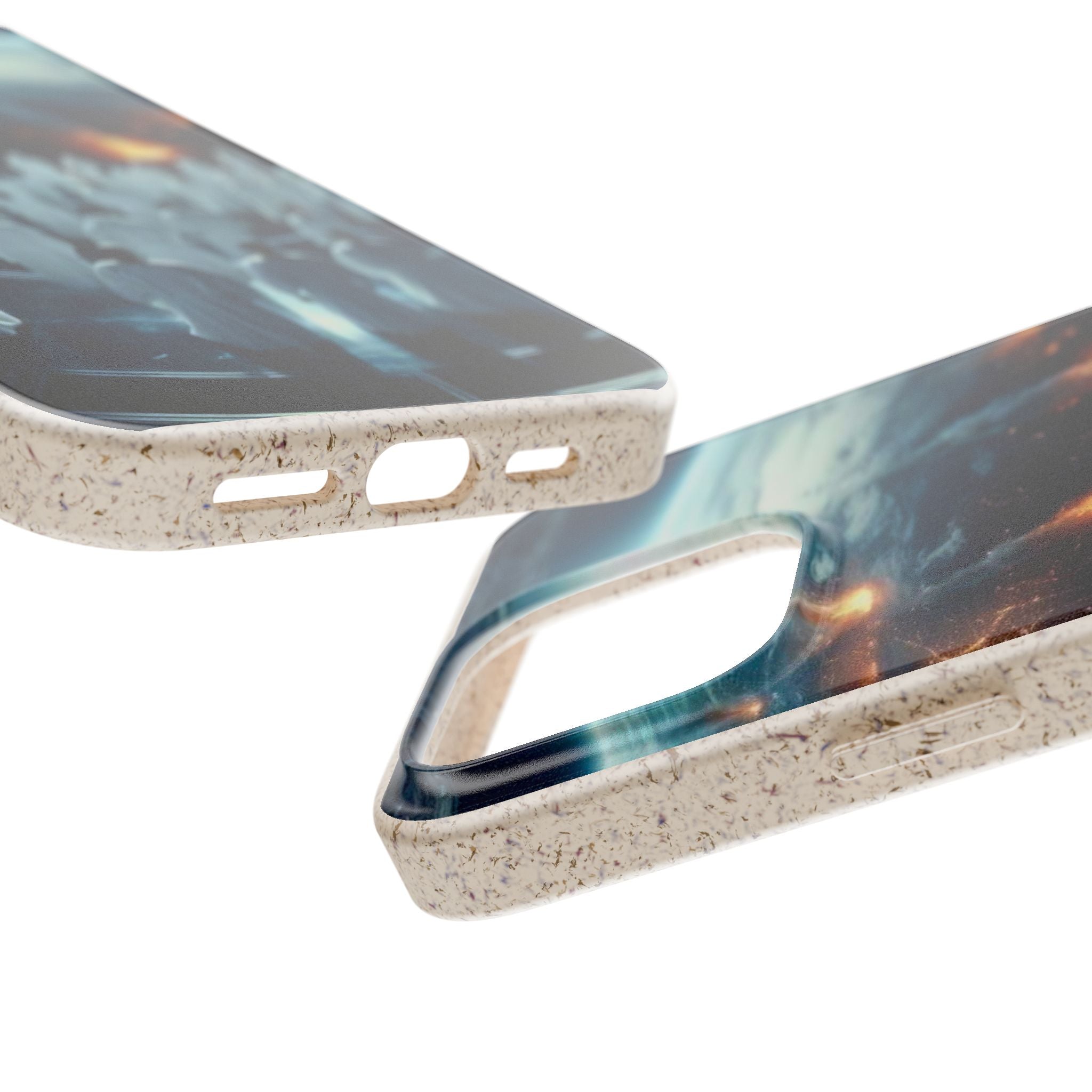 Galactic Gathering Biodegradable Phone Case - Eco-Friendly Cosmic Design