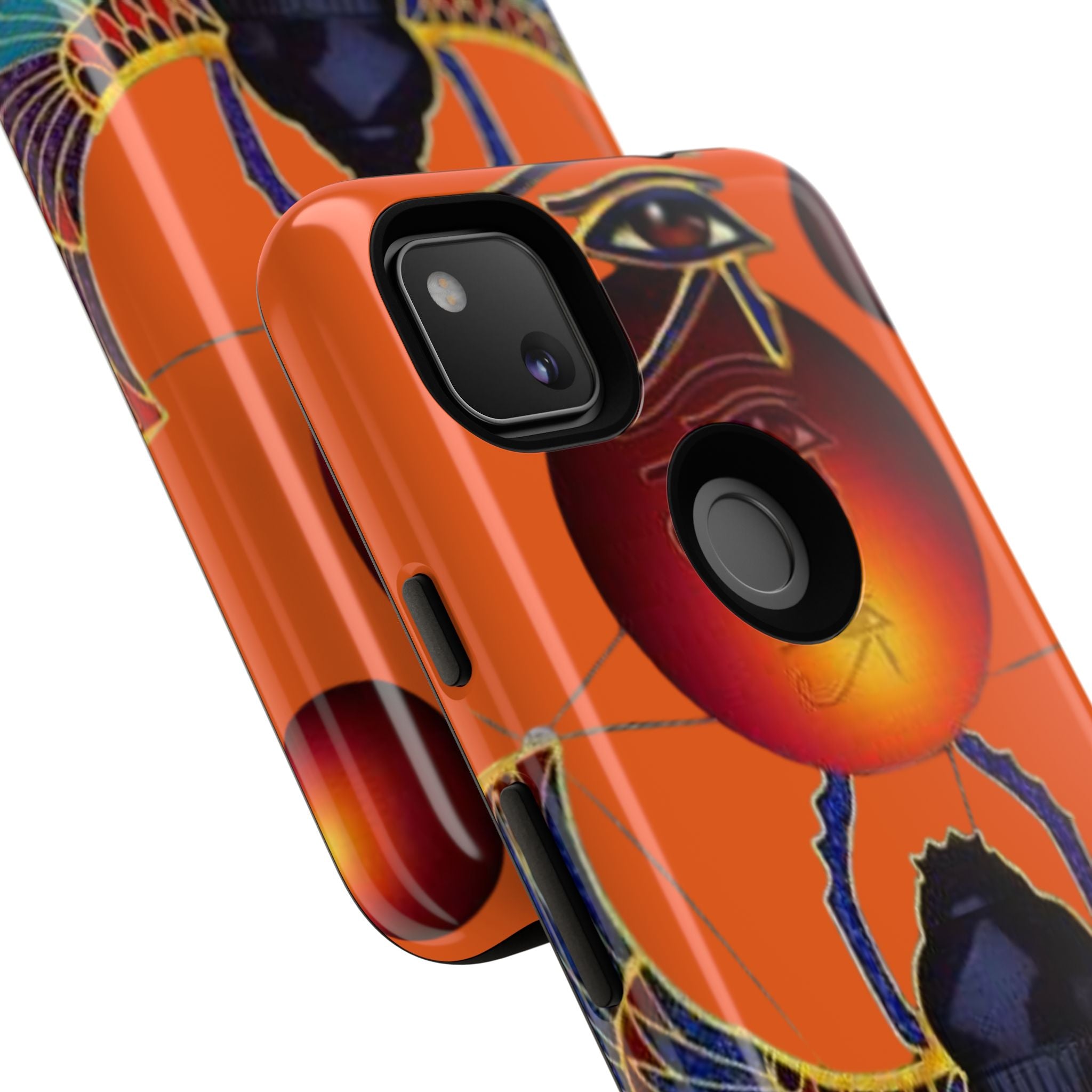 Egyptian-Inspired Phone Case, Tough Phone Cover, Unique Protective Case, Gift for Her, Vibrant Egyptian Art