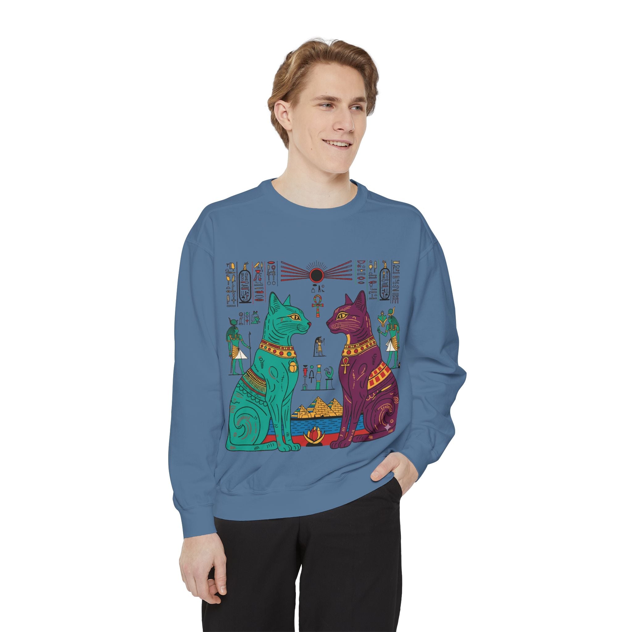 Egyptian cats Sweatshirt