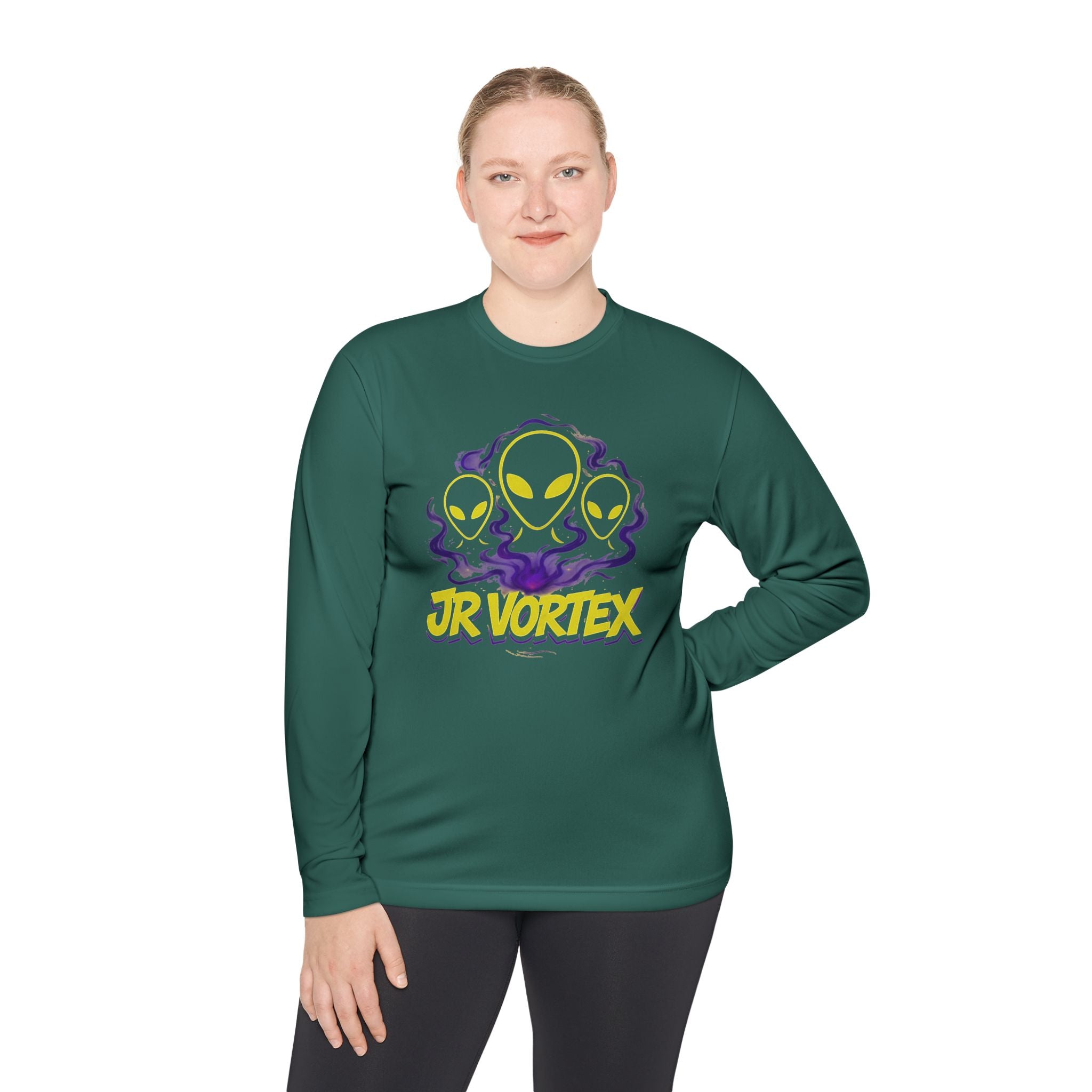 JR Vortex Alien Unisex Lightweight Long Sleeve Tee
