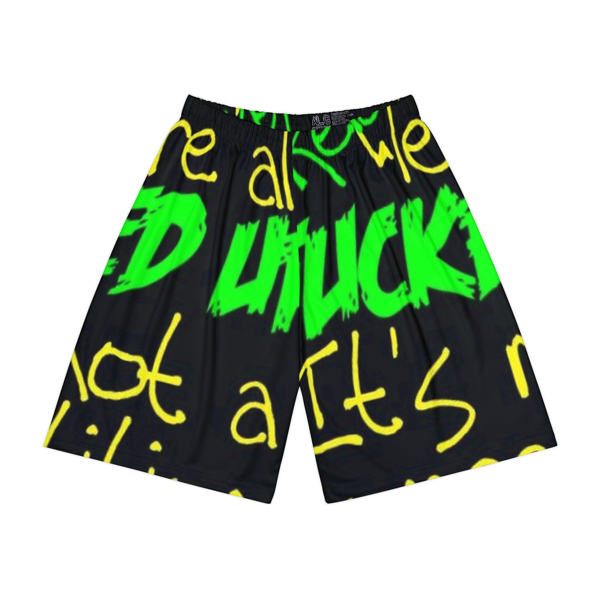 Bold Graphic Sports Shorts for Active Men, Cool Summer Workout Shorts, Gym Wear, Casual Beach Shorts