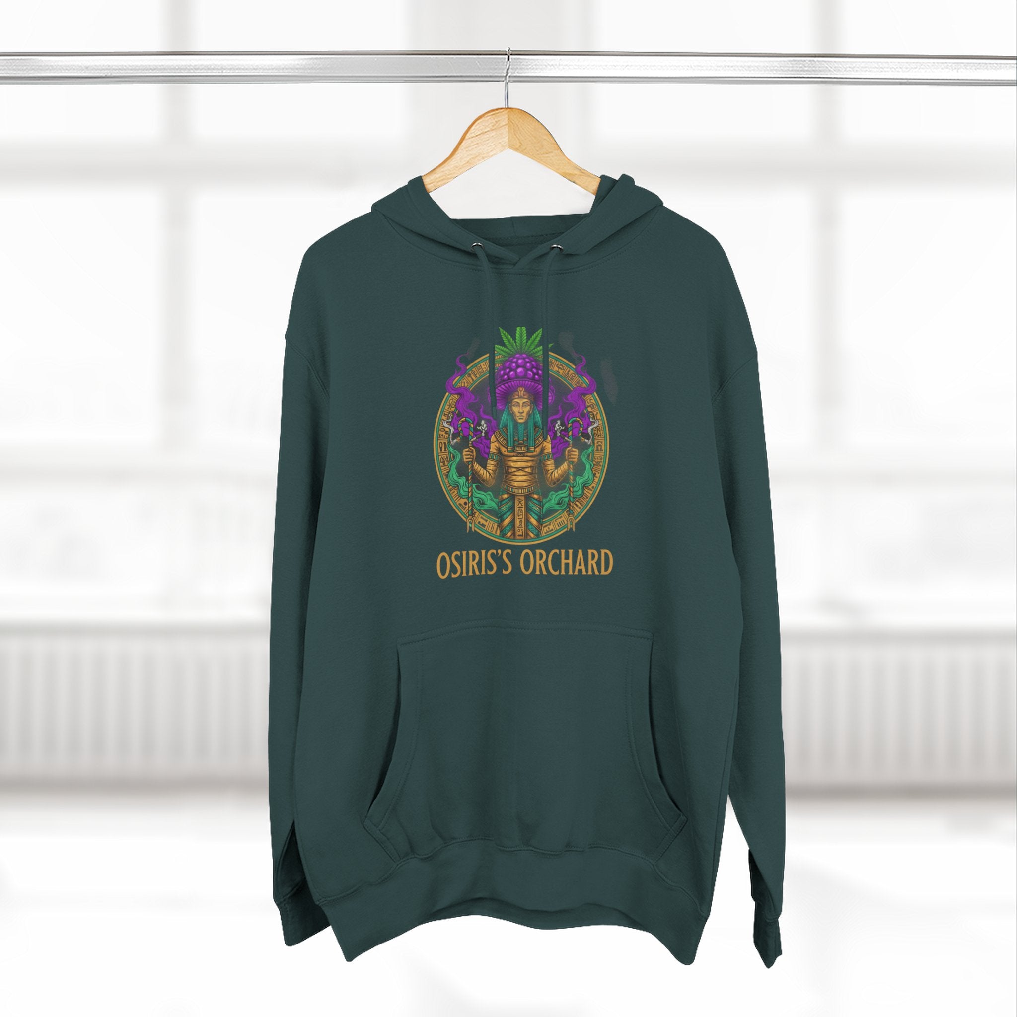 Osiris's Orchard Hoodie – Egyptian Mythology Graphic Pullover