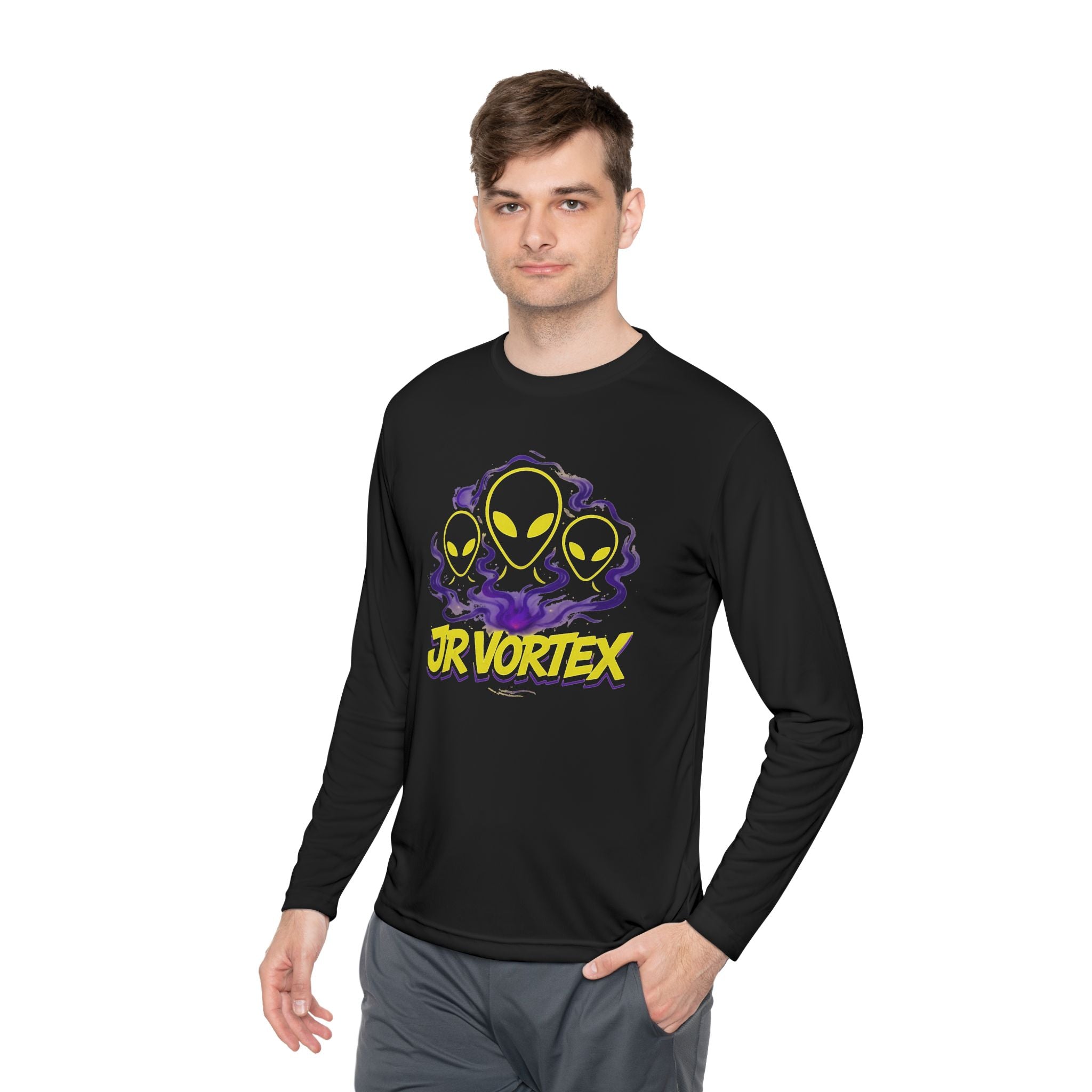 JR Vortex Alien Unisex Lightweight Long Sleeve Tee