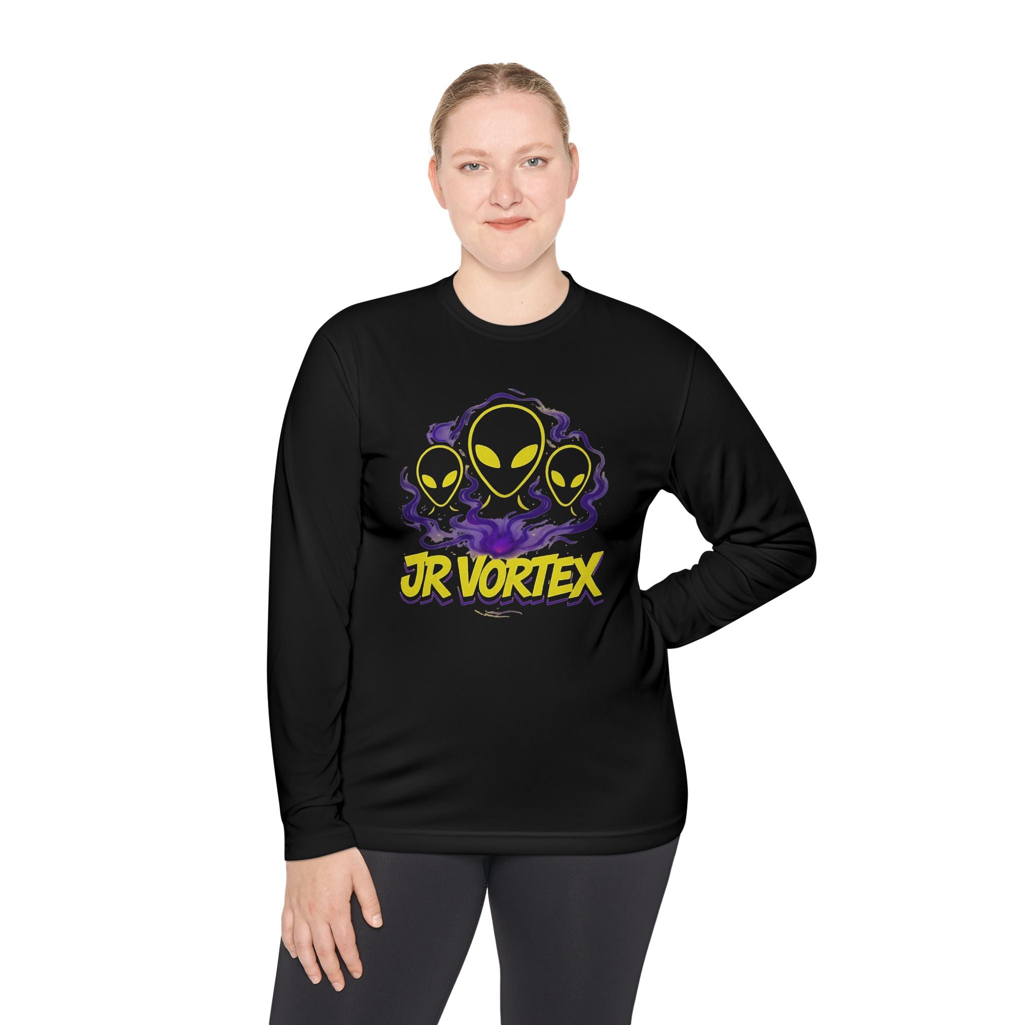 JR Vortex Alien Unisex Lightweight Long Sleeve Tee