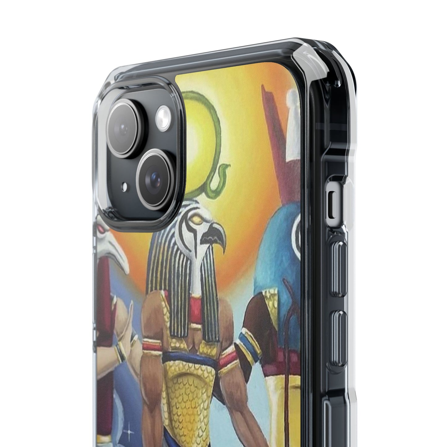 Egyptian Art Phone Case - Magnetic Clear Impact Case for Stylish Protection