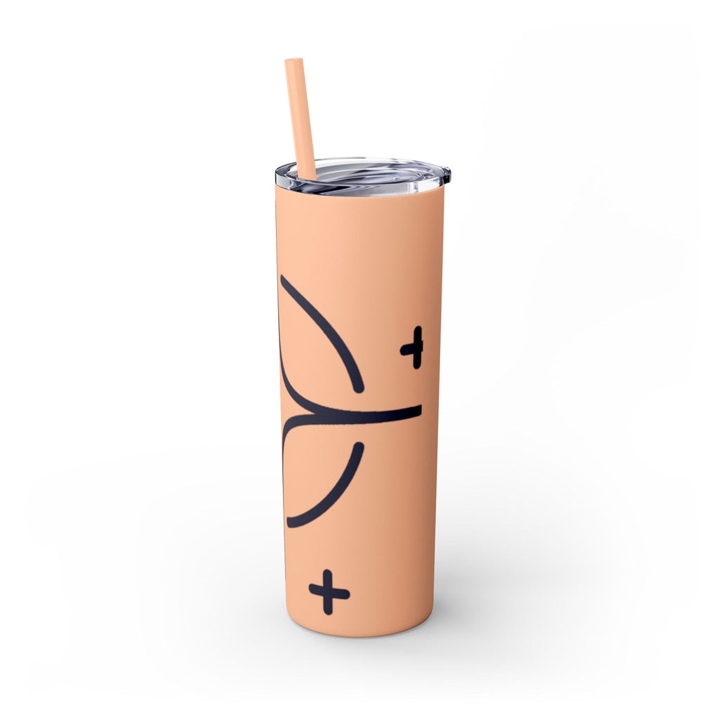 Skinny Tumbler with Straw, 20oz