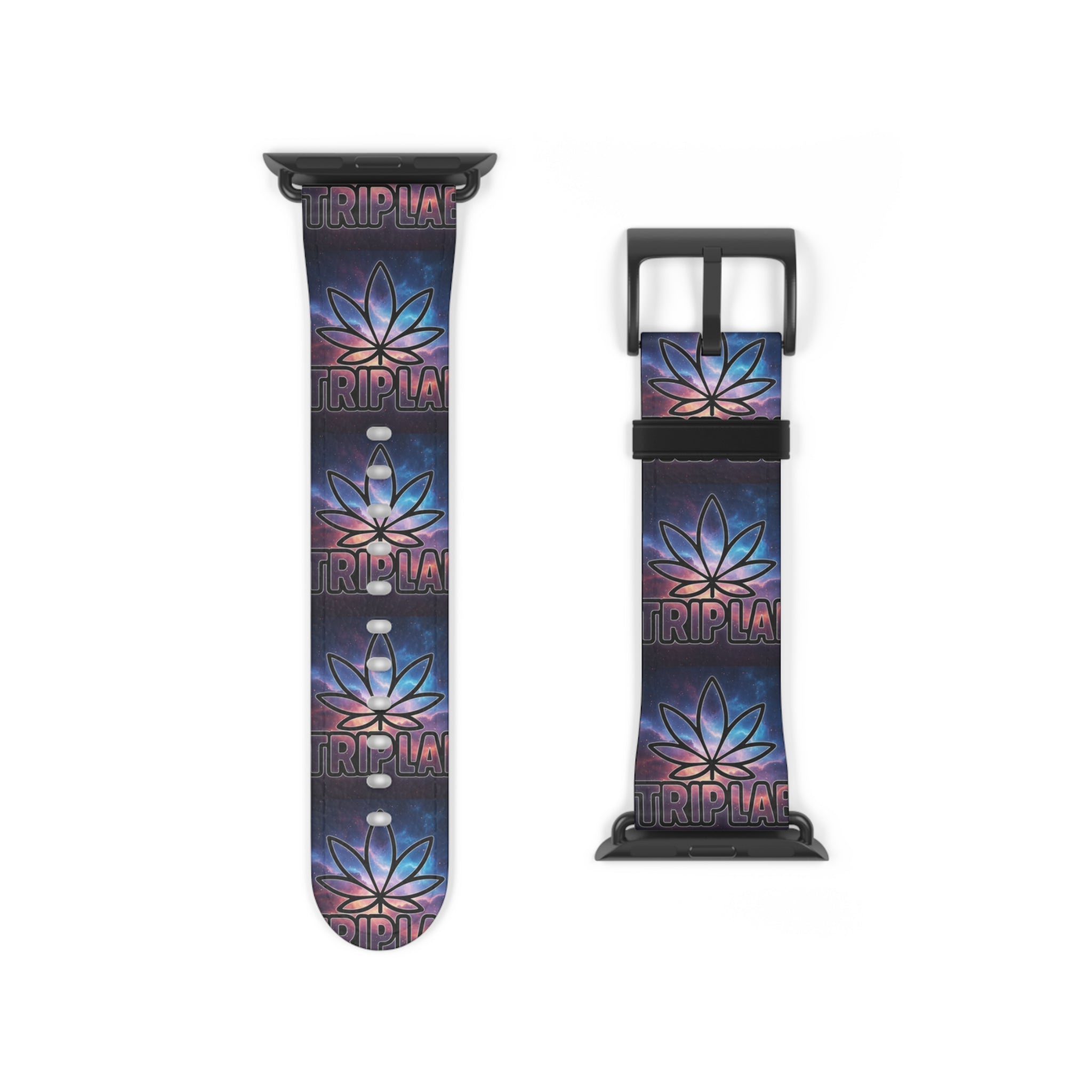 Fireworks Lotus Watch Band — Floral Galaxy Apple Watch Strap