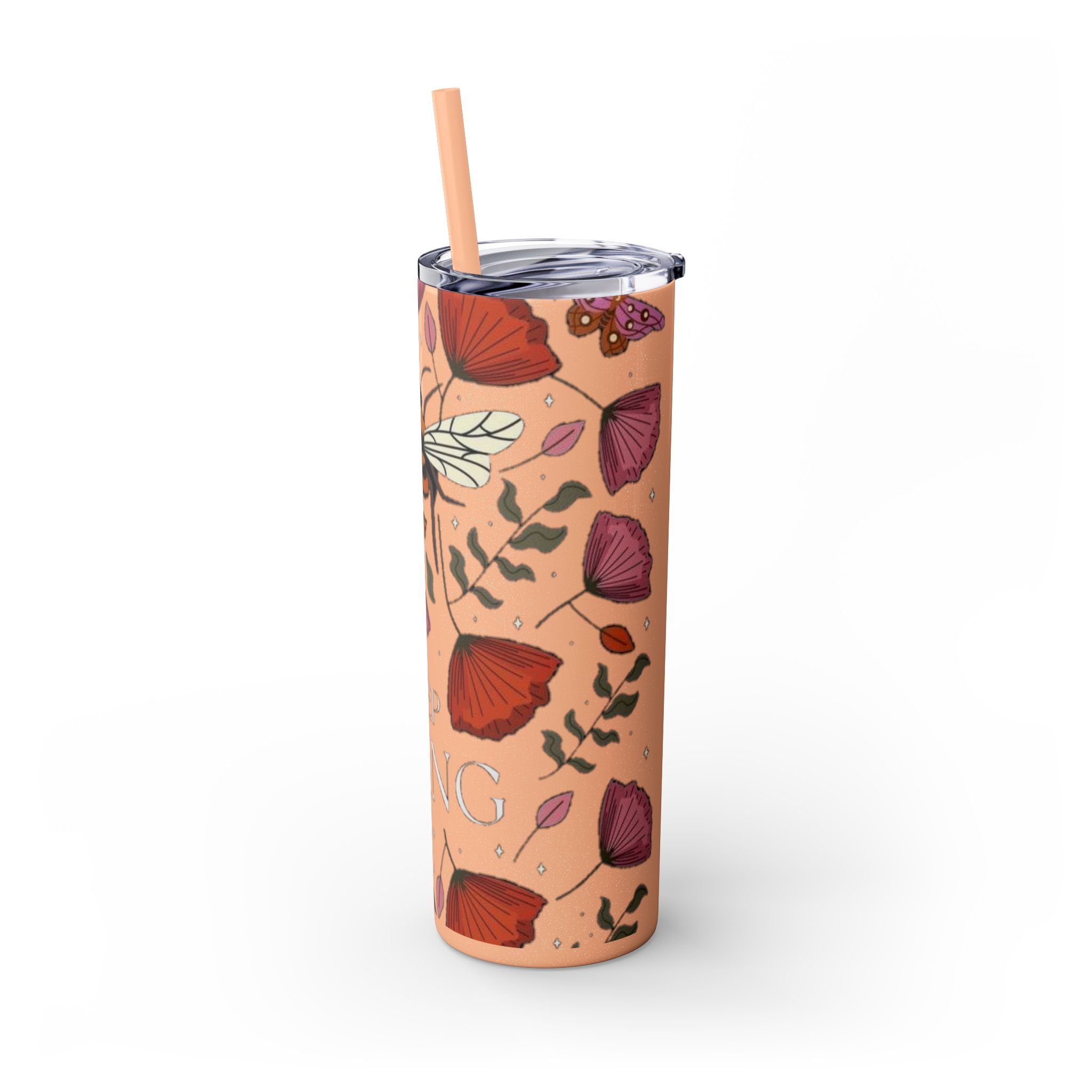 Skinny Tumbler with Straw, 20oz