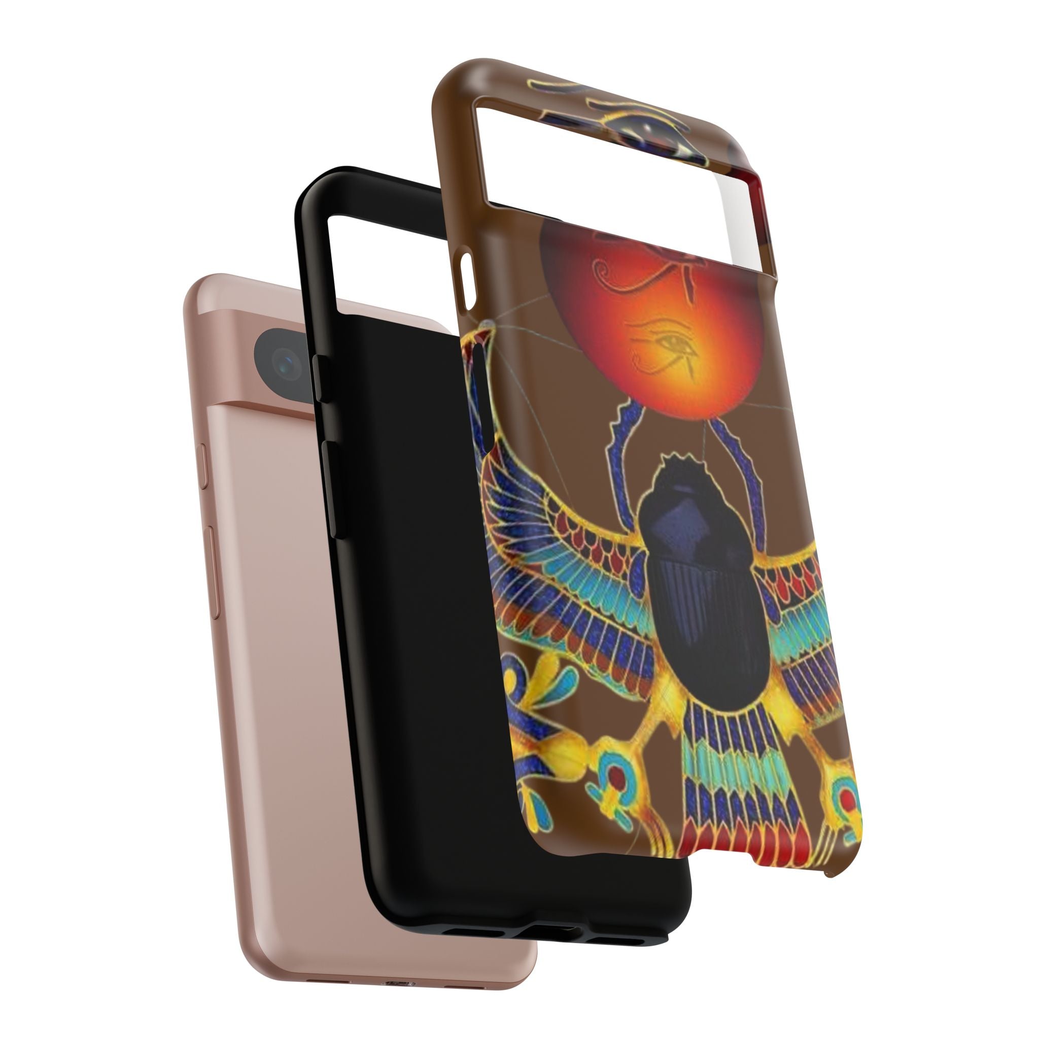 Egyptian Scarab Phone Case | Tough Cases for Unique Style, Protective Cases, Artistic Phone Covers, Gifts for Art Lovers