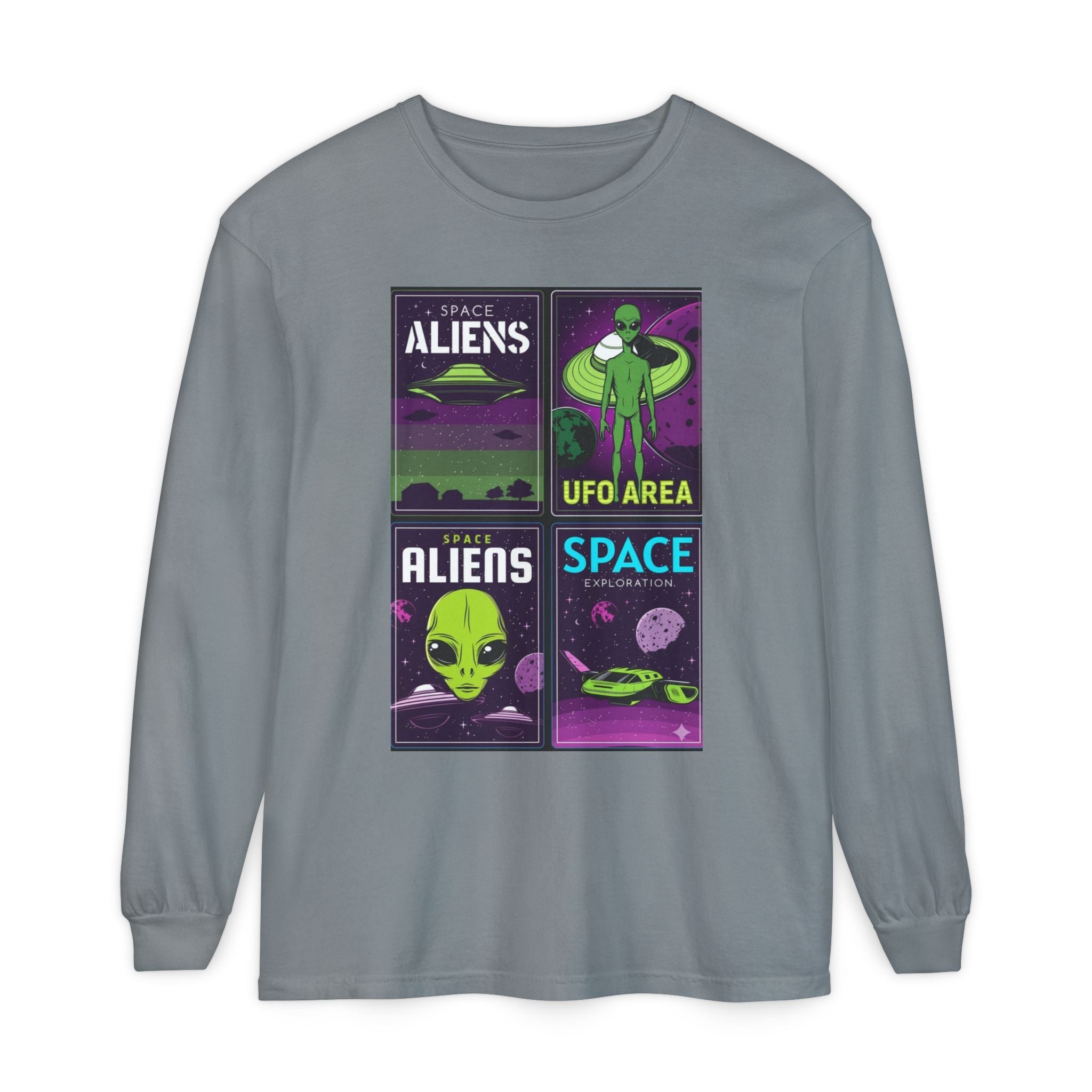 Unisex Garment-dyed Long Sleeve T-Shirt