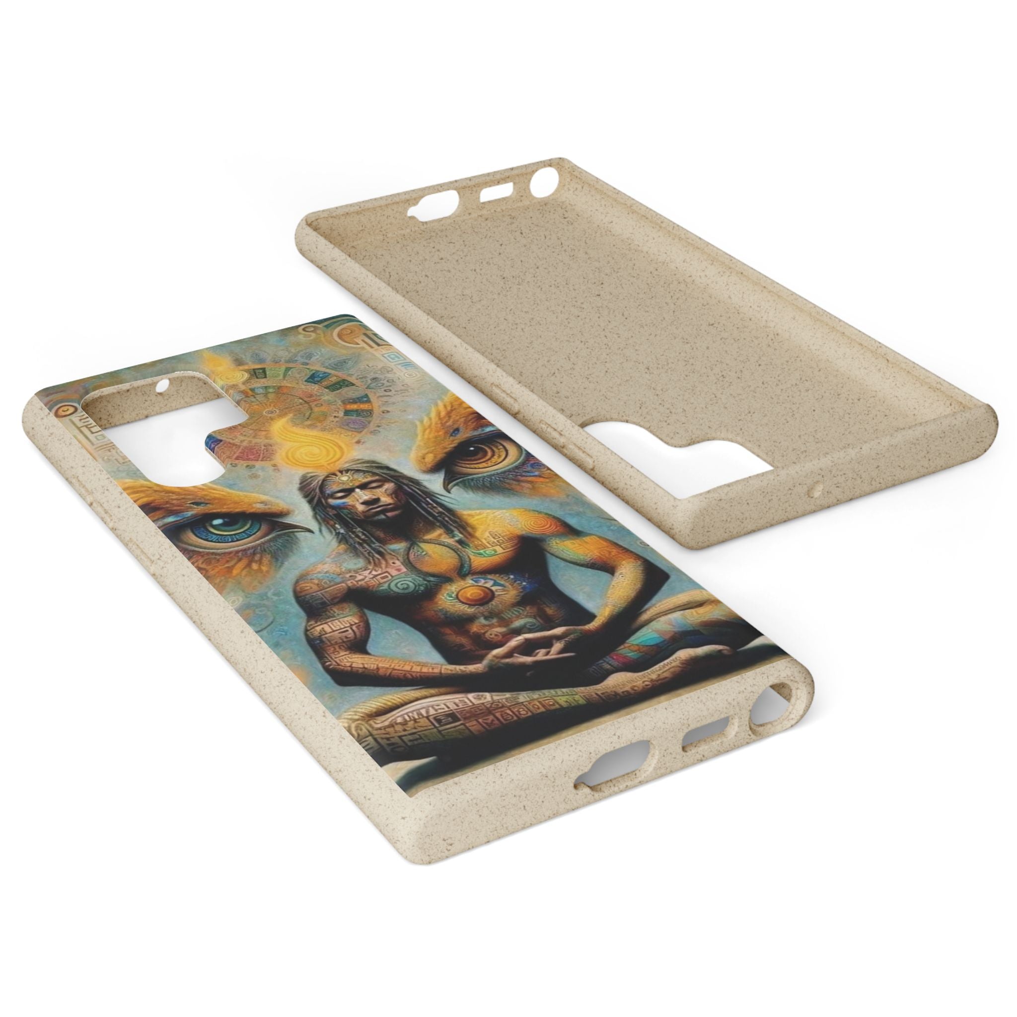 Eco-Friendly Biodegradable Phone Case with Spiritual Design
