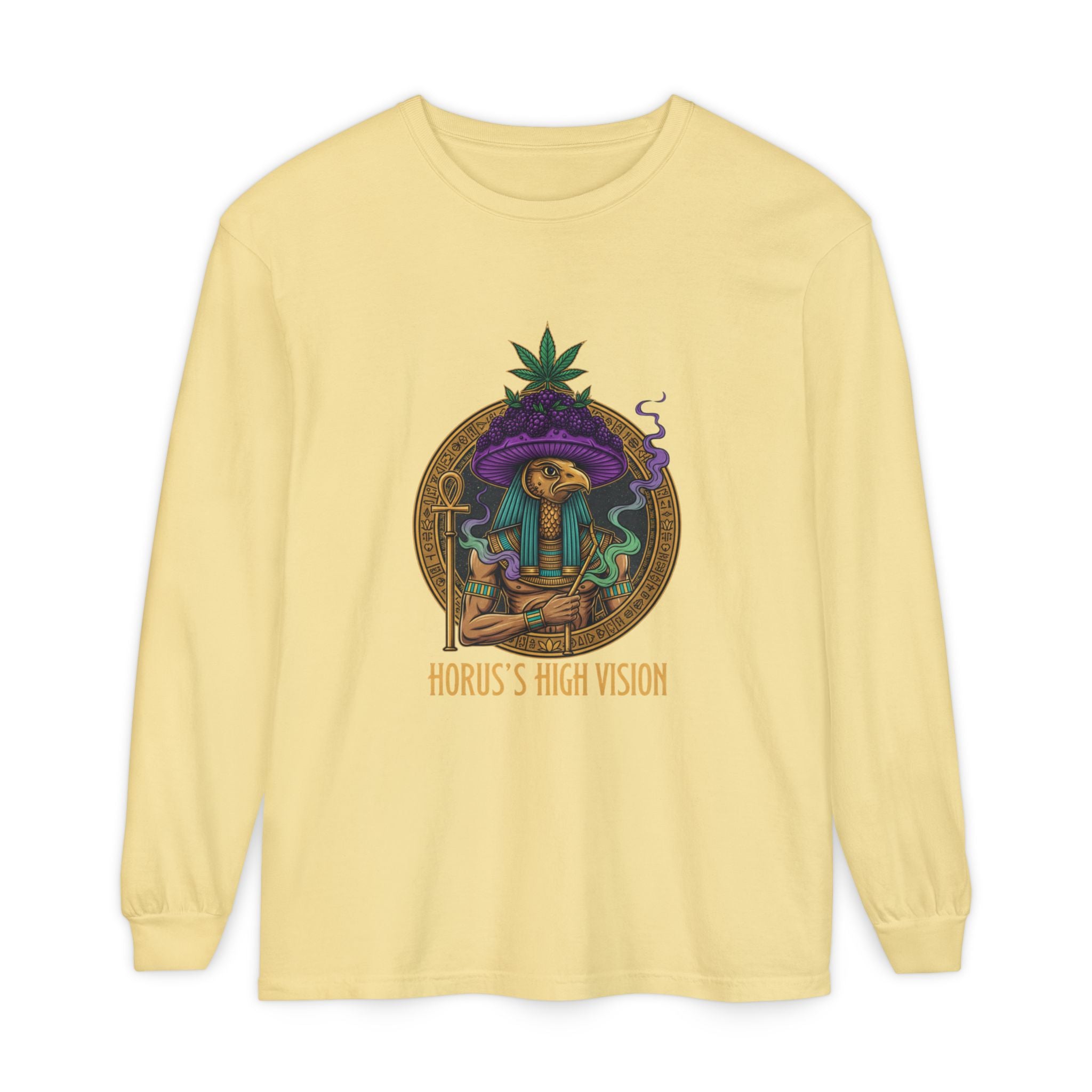 Unisex Garment-dyed Long Sleeve T-Shirt