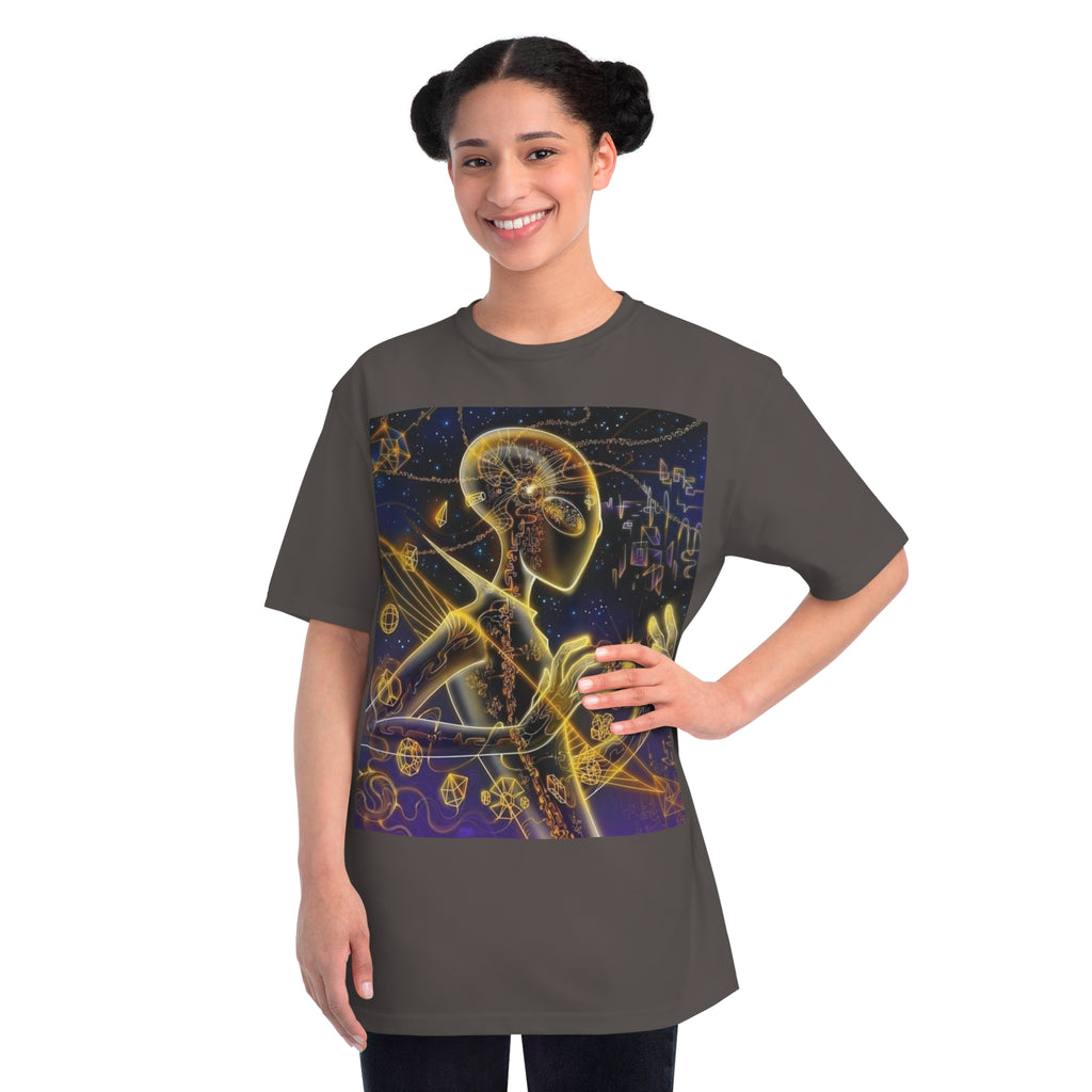 Cosmic Vibes T-Shirt - Alien👽🛸🔖 Design, Unisex Tee, Music Festival Shirt, Gifts for Space Lovers, Casual Wear, Unique Art T-Shirt