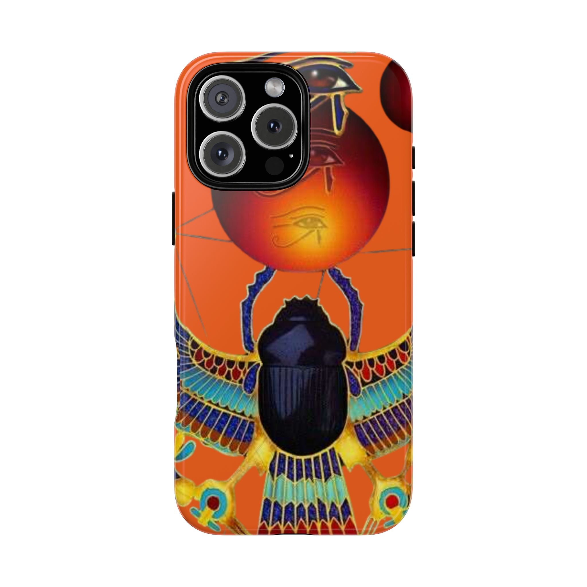 Egyptian-Inspired Phone Case, Tough Phone Cover, Unique Protective Case, Gift for Her, Vibrant Egyptian Art