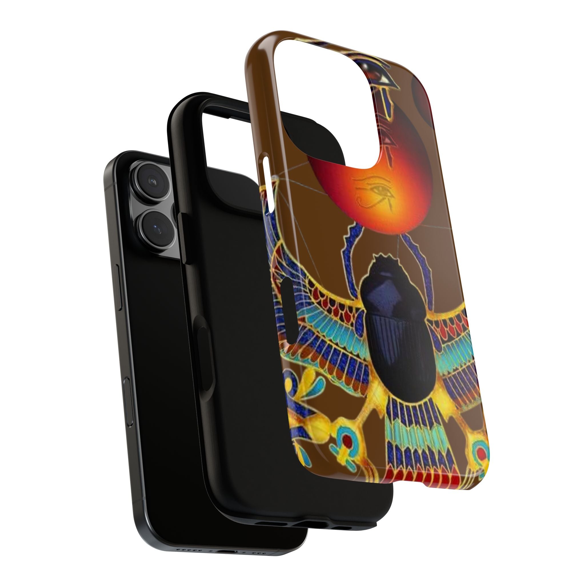 Egyptian Scarab Phone Case | Tough Cases for Unique Style, Protective Cases, Artistic Phone Covers, Gifts for Art Lovers