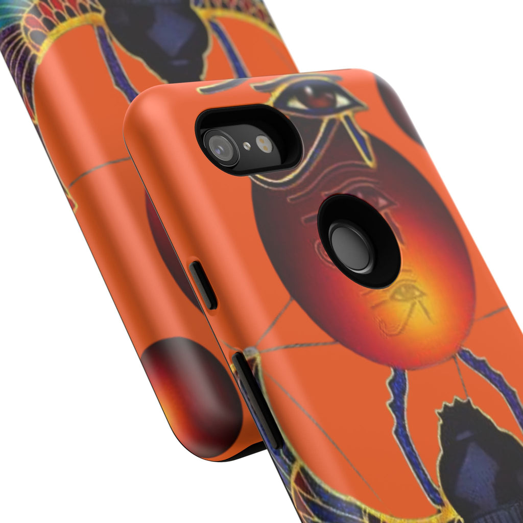 Egyptian-Inspired Phone Case, Tough Phone Cover, Unique Protective Case, Gift for Her, Vibrant Egyptian Art