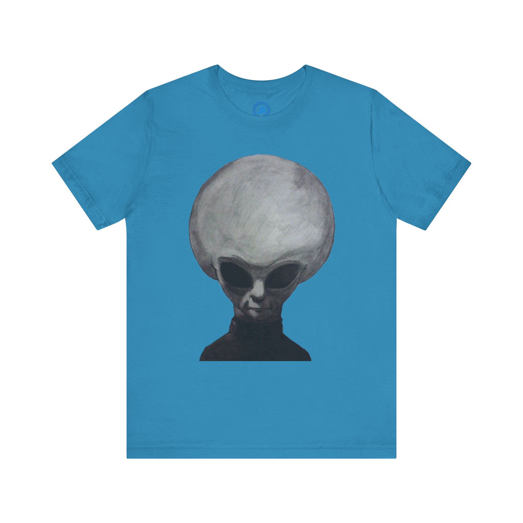 Alien Graphic Tee, Cool Casual Shirt, Unisex T-Shirt, Gift for Nerds, Sci-Fi Fashion