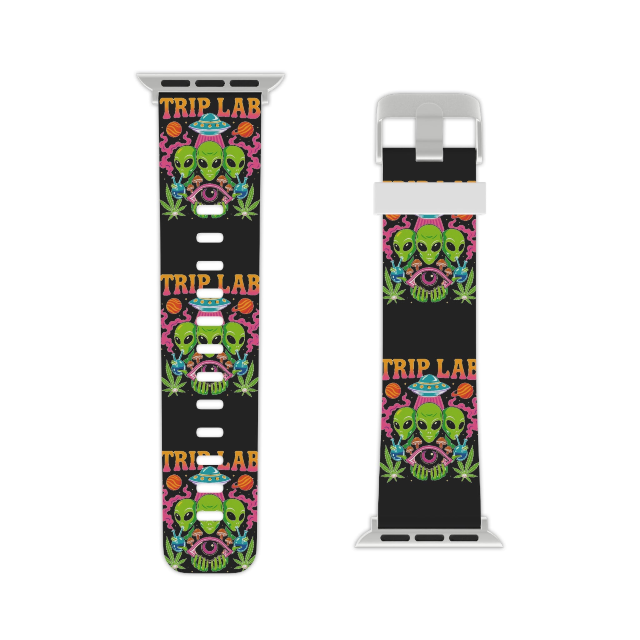 Vibrant Apple Watch Band - Festival Vibes, Trip Lab Design, Colorful Accessories for Music Lovers, Unique Gift Idea, Boho Style