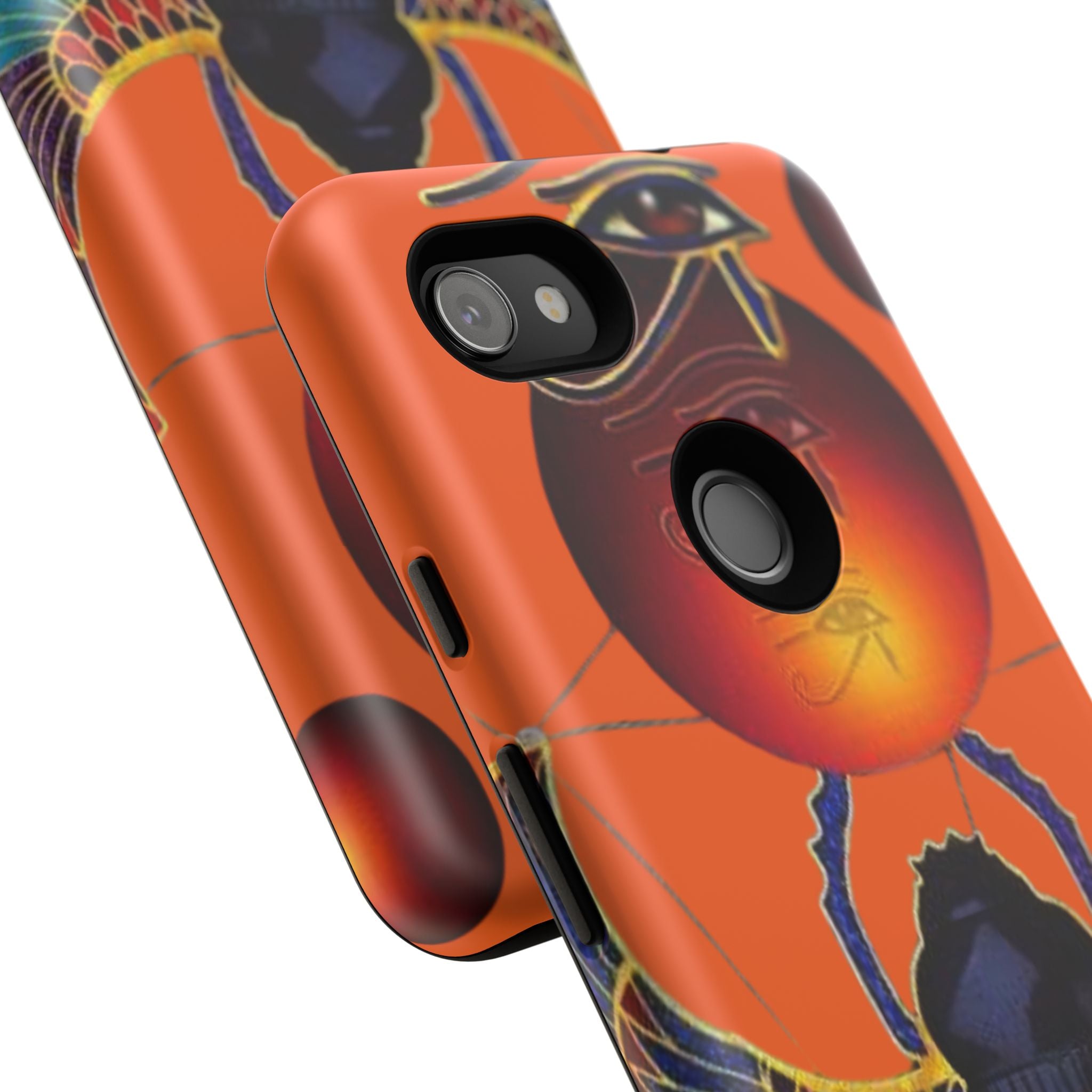 Egyptian-Inspired Phone Case, Tough Phone Cover, Unique Protective Case, Gift for Her, Vibrant Egyptian Art