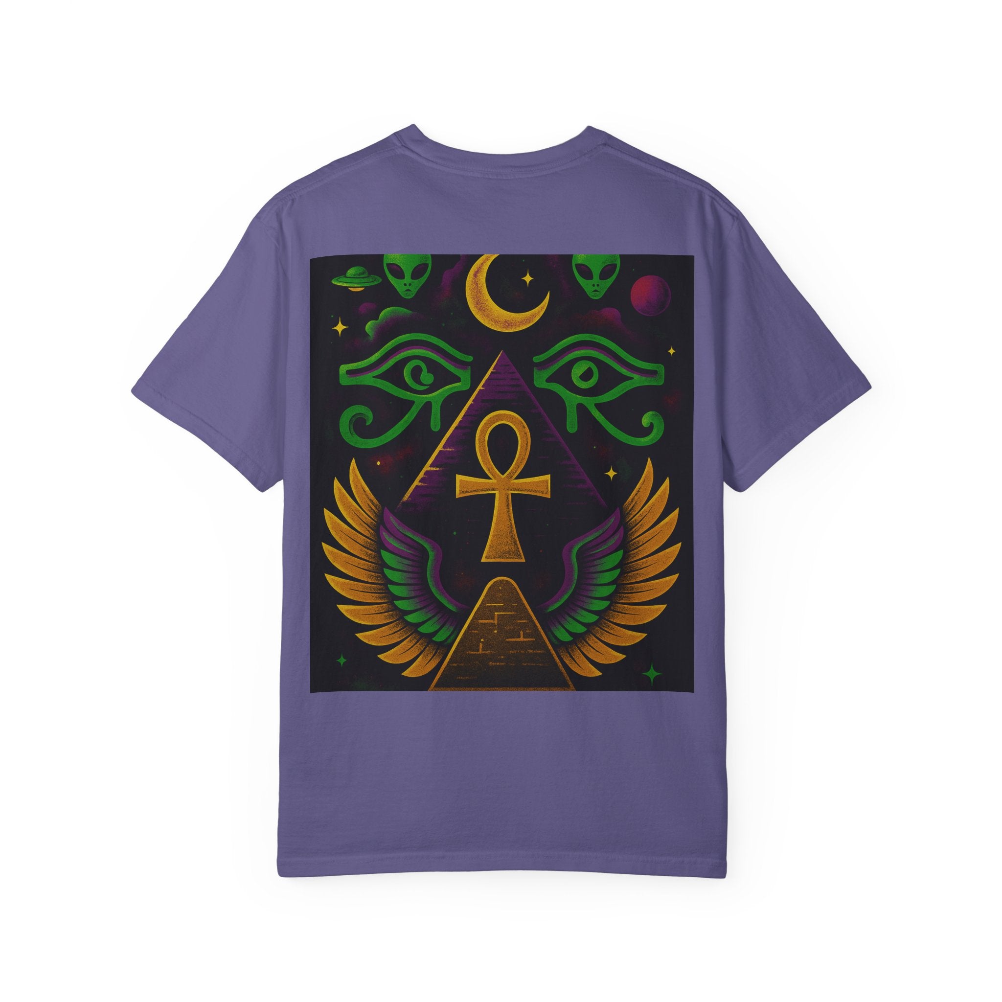 Mystical Ankh Graphic T-Shirt, Unisex Tee, Spiritual Gift, Unique Fashion, Festival Wear, Everyday Comfort