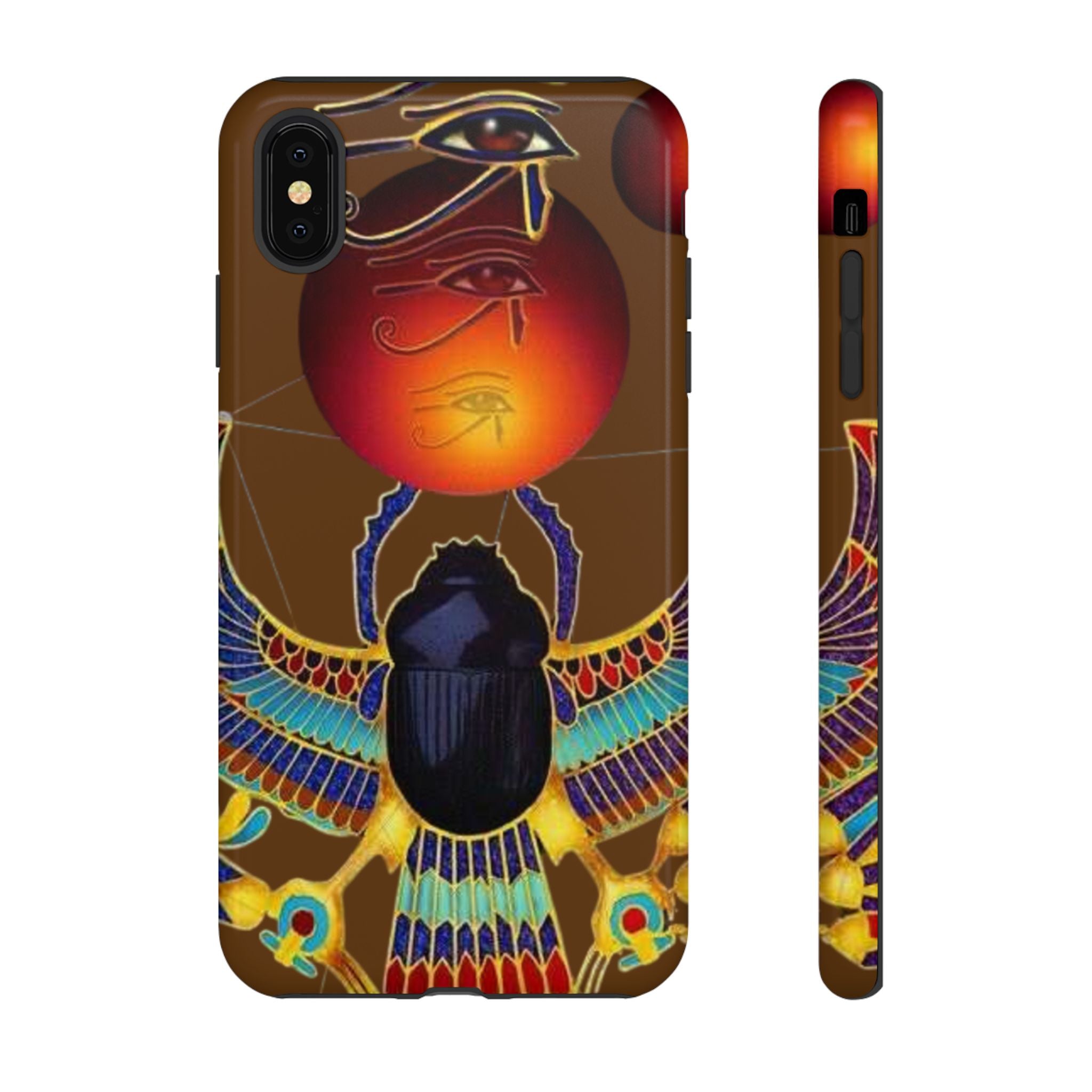 Egyptian Scarab Phone Case | Tough Cases for Unique Style, Protective Cases, Artistic Phone Covers, Gifts for Art Lovers