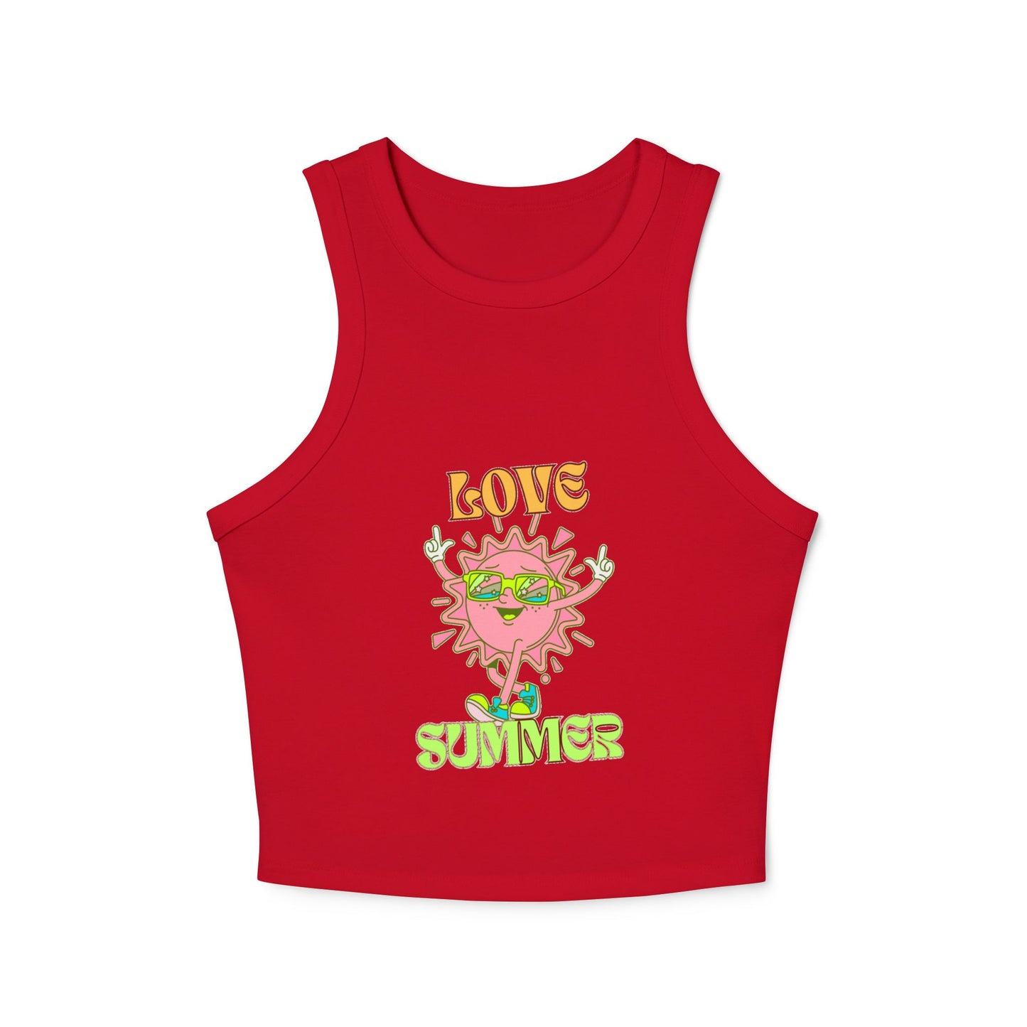 Women's Micro Rib Racer Tank Top