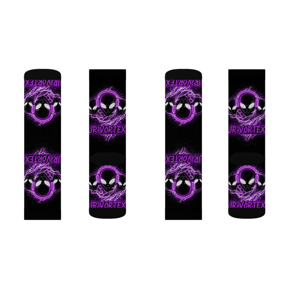 Socks JR Vortex Purple Aliens Sublimation