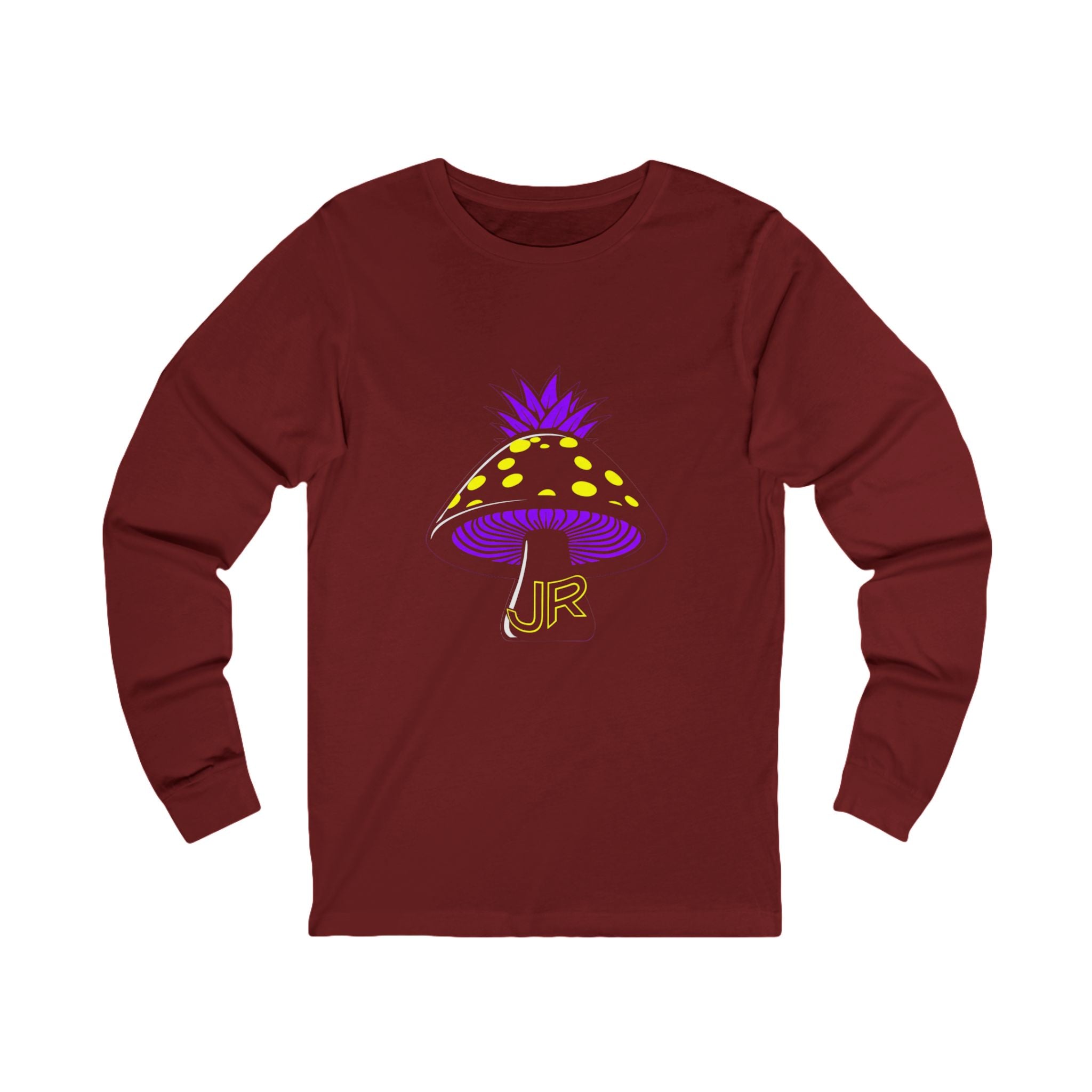 Mushroom Graphic Long Sleeve Tee | Unisex Tee, Casual Wear, Gifts for Nature Lovers, Festival Fashion, Unique Tees
