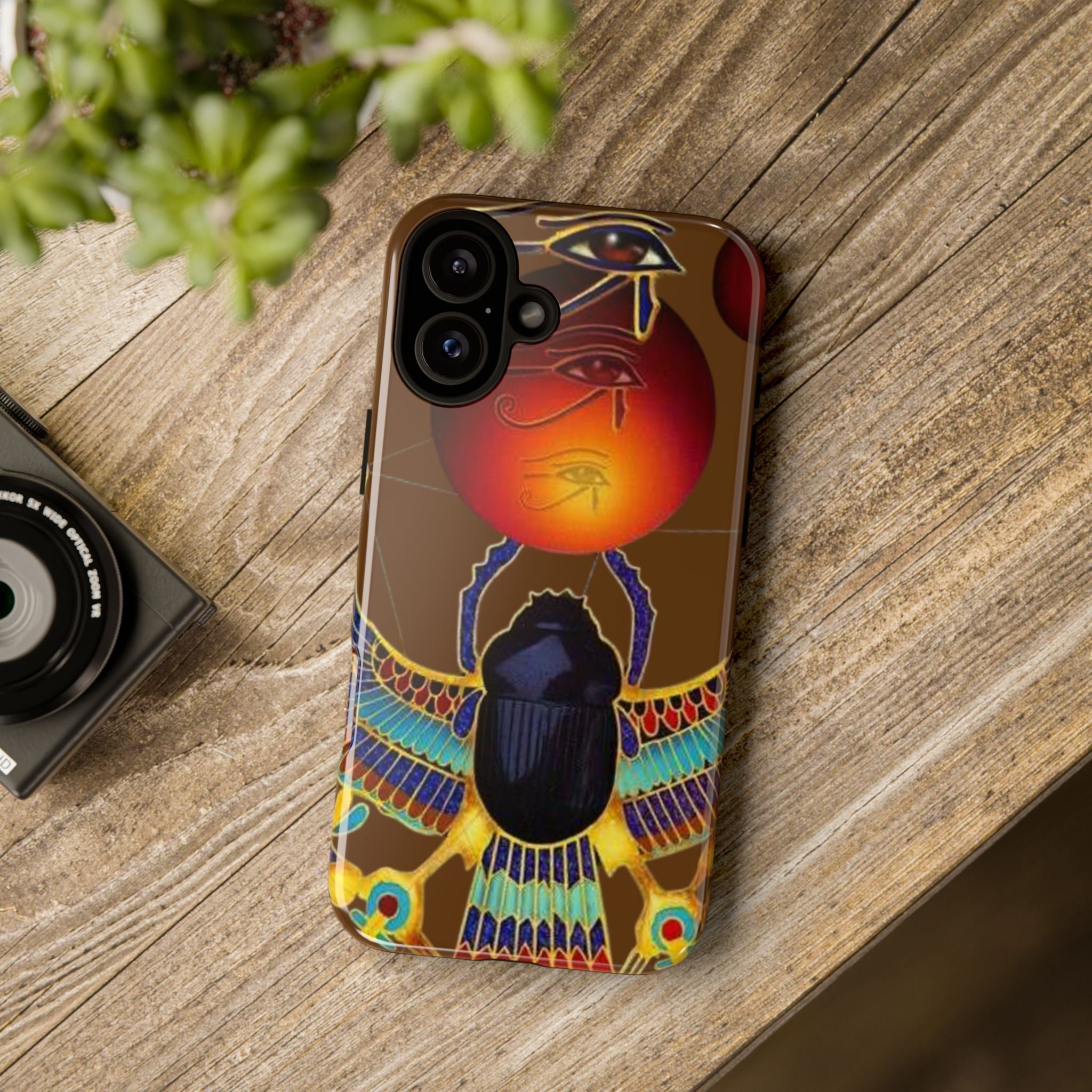 Egyptian Scarab Phone Case | Tough Cases for Unique Style, Protective Cases, Artistic Phone Covers, Gifts for Art Lovers