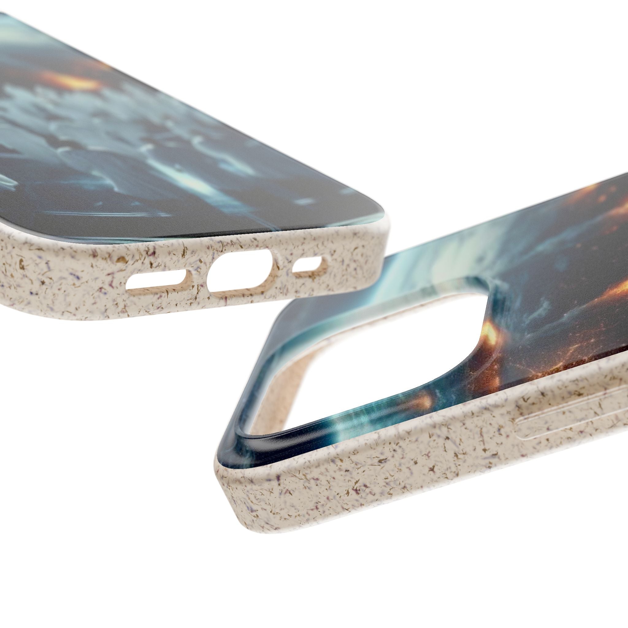 Galactic Gathering Biodegradable Phone Case - Eco-Friendly Cosmic Design