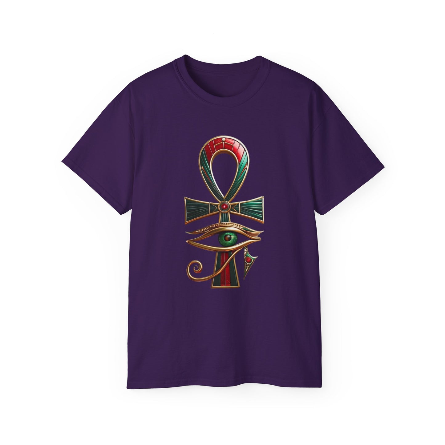 Vintage Egyptian Symbol Tee, Casual Unisex Shirt, Gifts for Historians, Unique Statement Tee, Festival Wear
