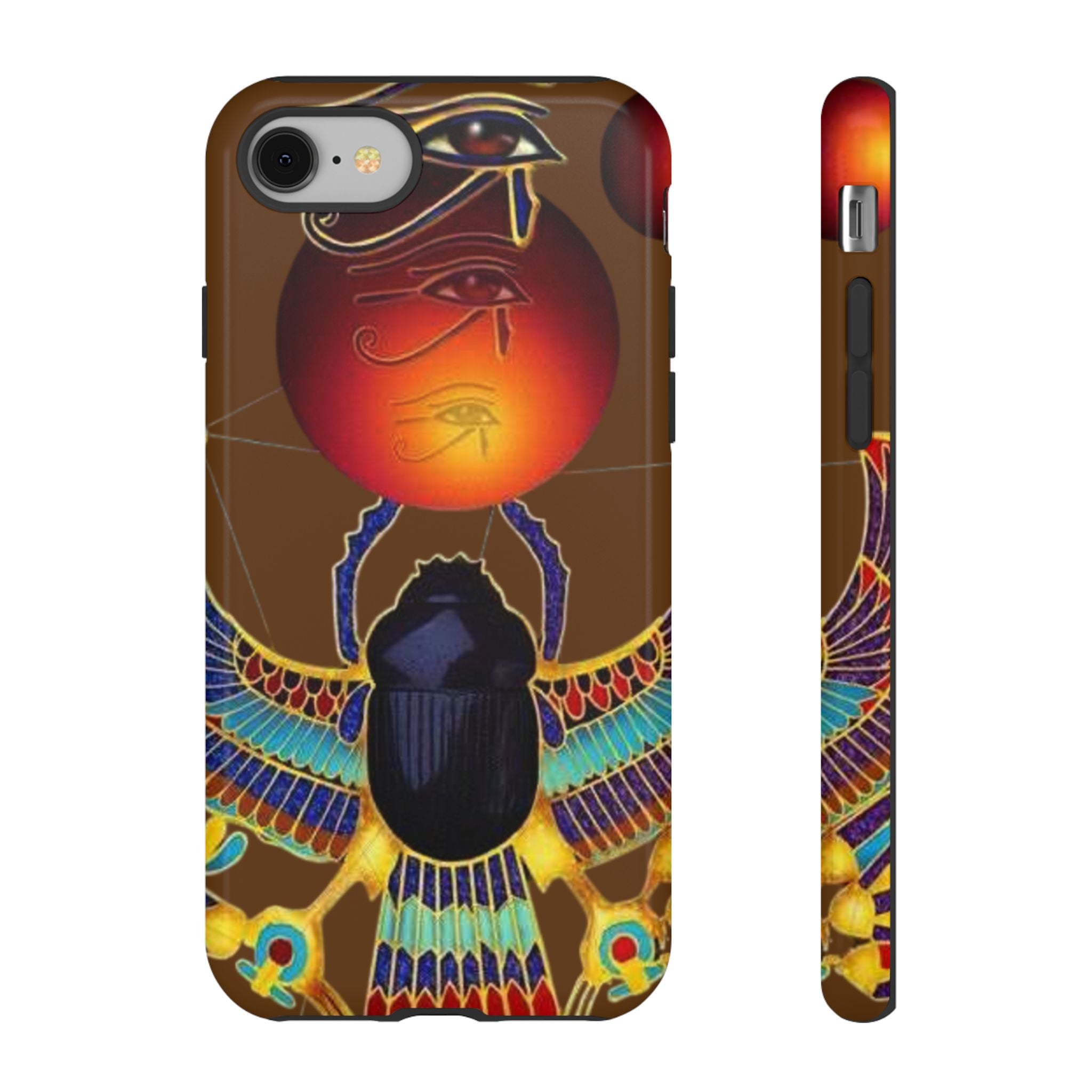 Egyptian Scarab Phone Case | Tough Cases for Unique Style, Protective Cases, Artistic Phone Covers, Gifts for Art Lovers