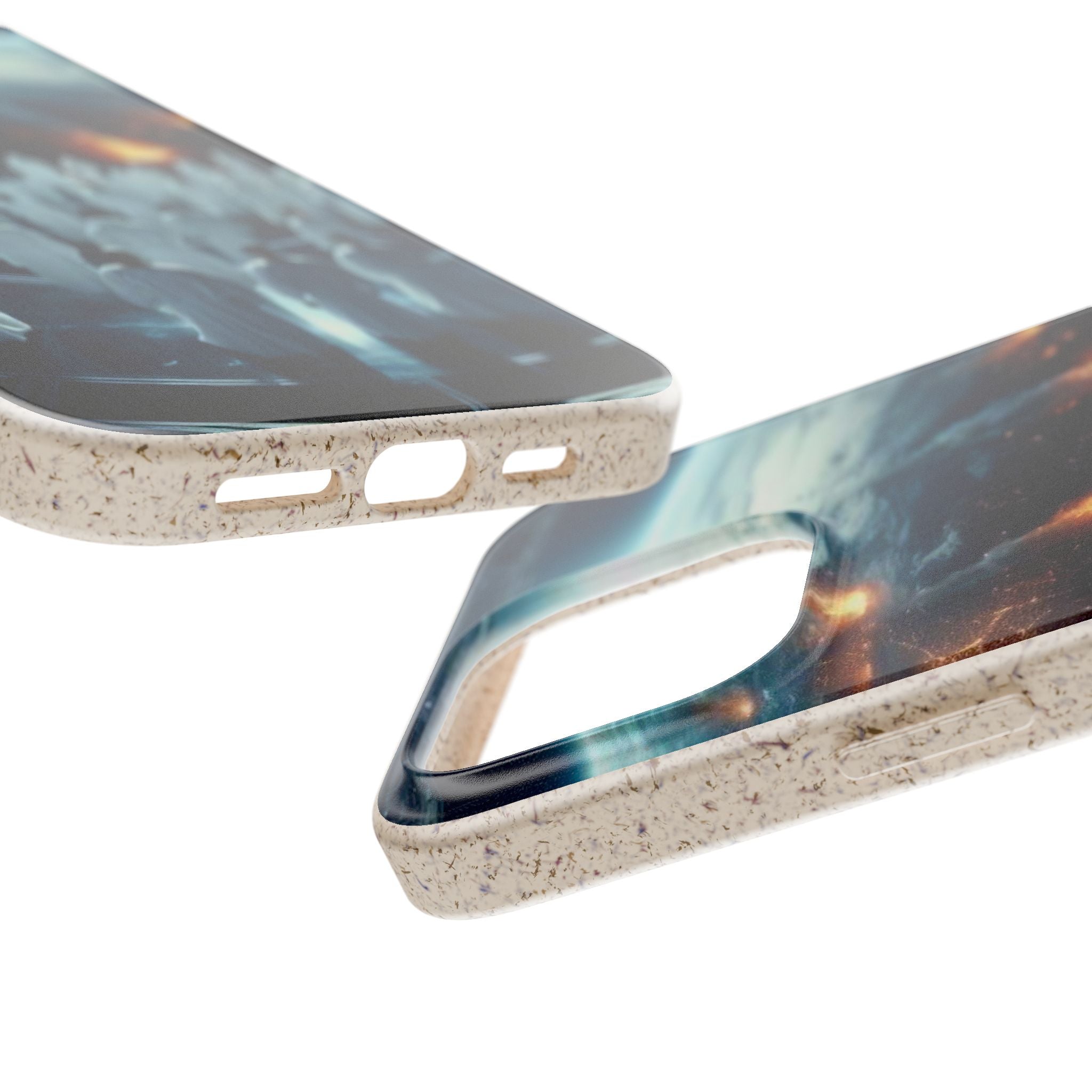 Galactic Gathering Biodegradable Phone Case - Eco-Friendly Cosmic Design