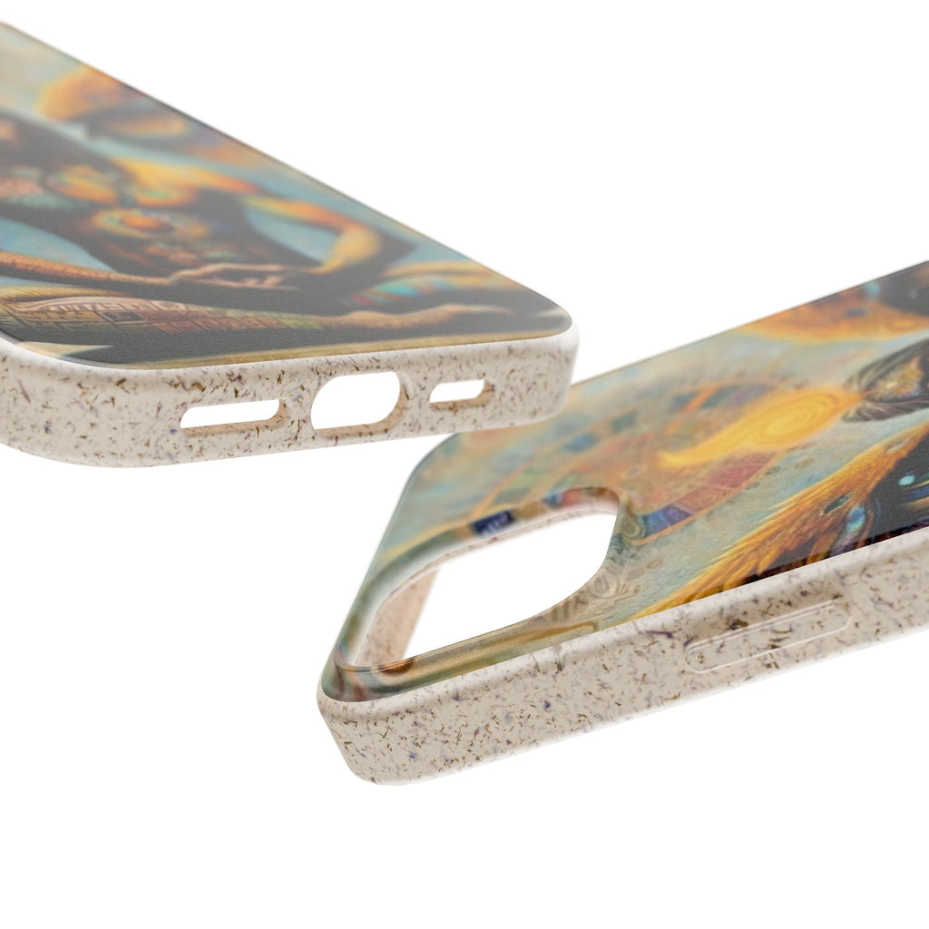 Eco-Friendly Biodegradable Phone Case with Spiritual Design