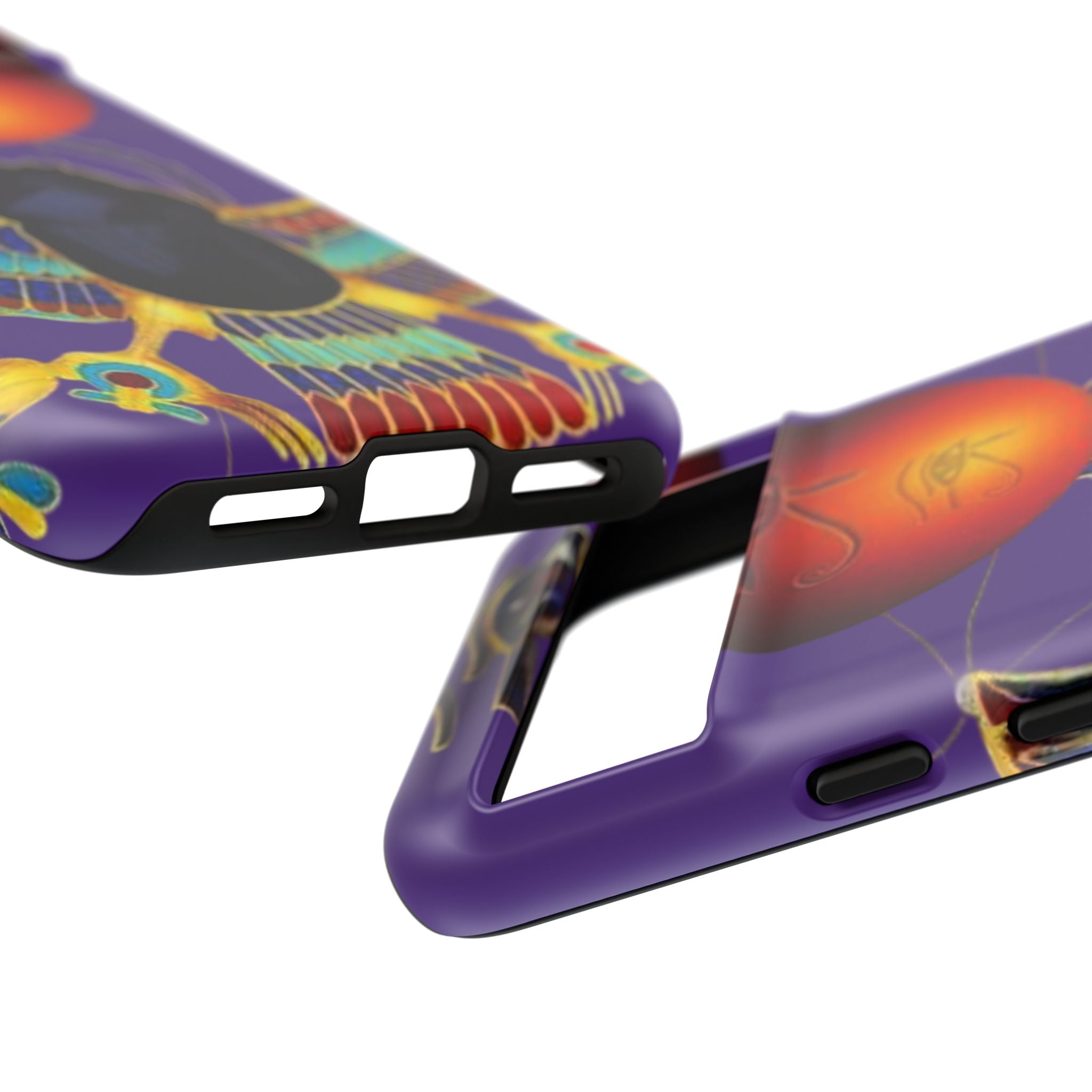 Colorful Phone Case with Egyptian-Inspired Design, Tough Cases for Gift, Phone Protection, Unique Accessories, Festival Style, Phone Cover