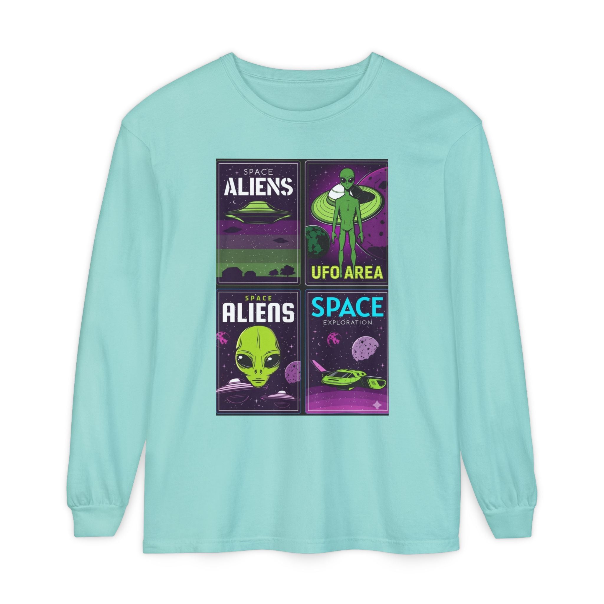 Unisex Garment-dyed Long Sleeve T-Shirt