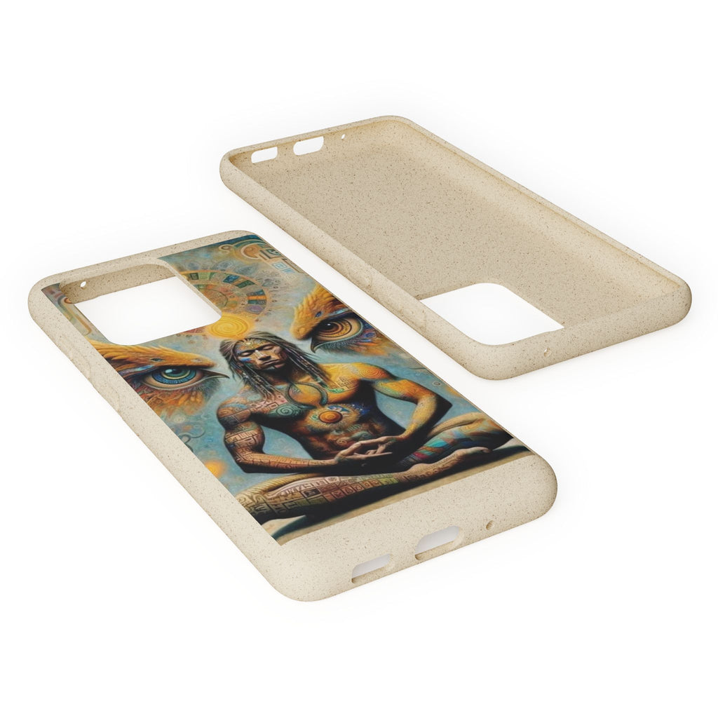Eco-Friendly Biodegradable Phone Case with Spiritual Design