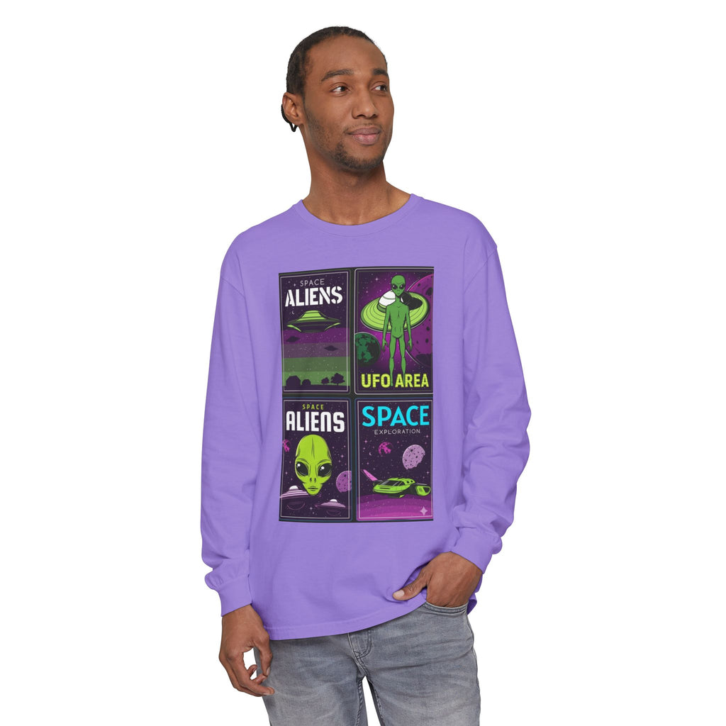 Unisex Garment-dyed Long Sleeve T-Shirt