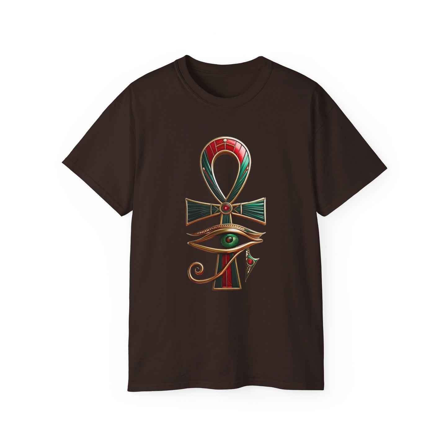 Vintage Egyptian Symbol Tee, Casual Unisex Shirt, Gifts for Historians, Unique Statement Tee, Festival Wear
