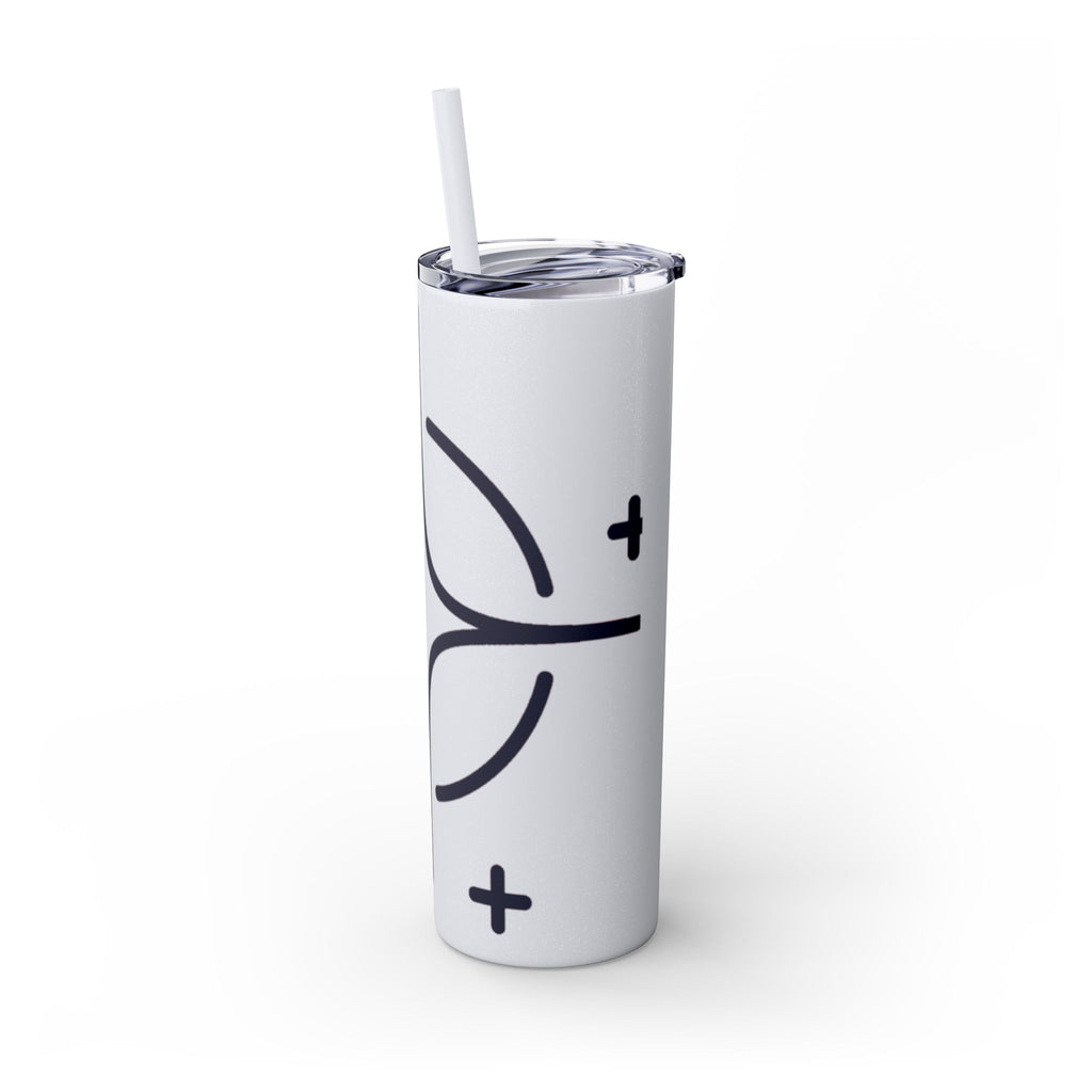 Skinny Tumbler with Straw, 20oz