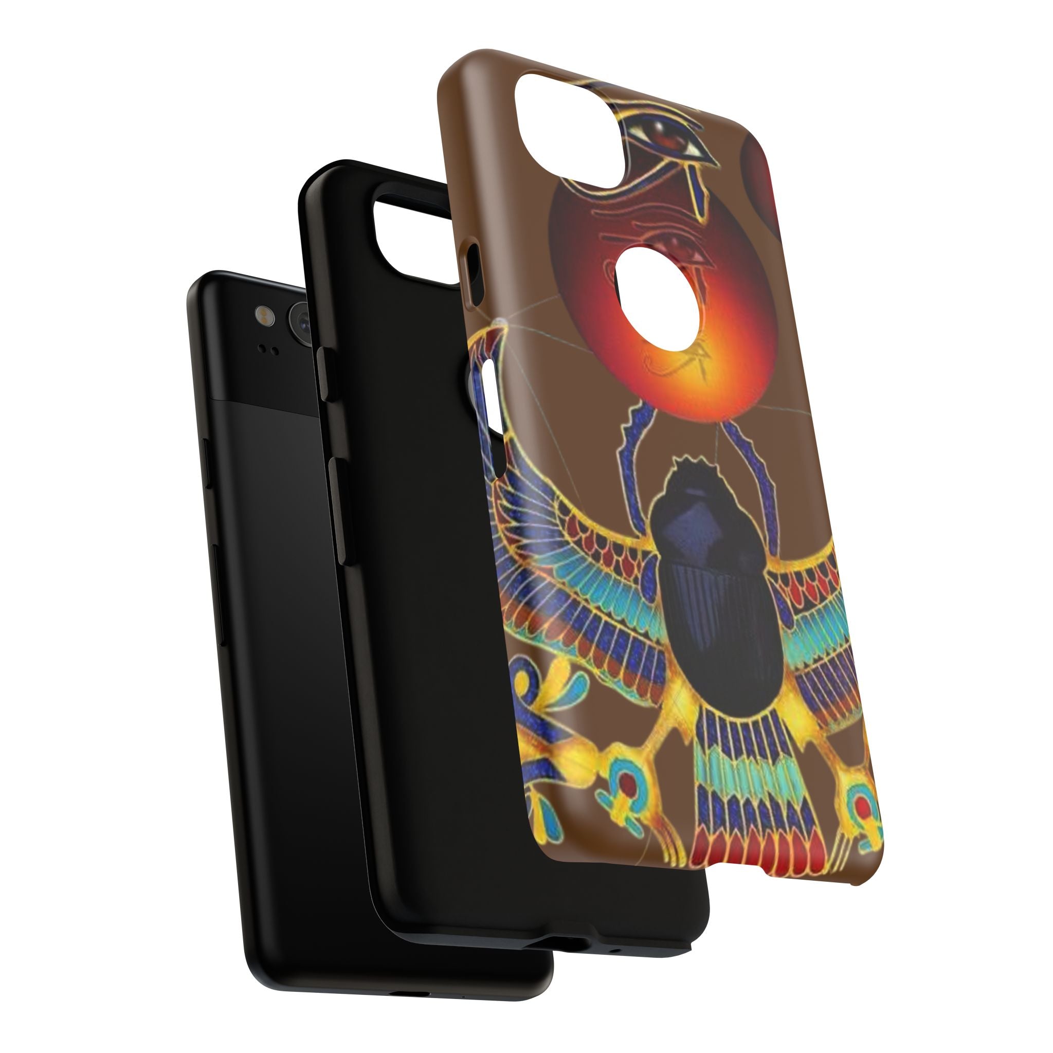 Egyptian Scarab Phone Case | Tough Cases for Unique Style, Protective Cases, Artistic Phone Covers, Gifts for Art Lovers