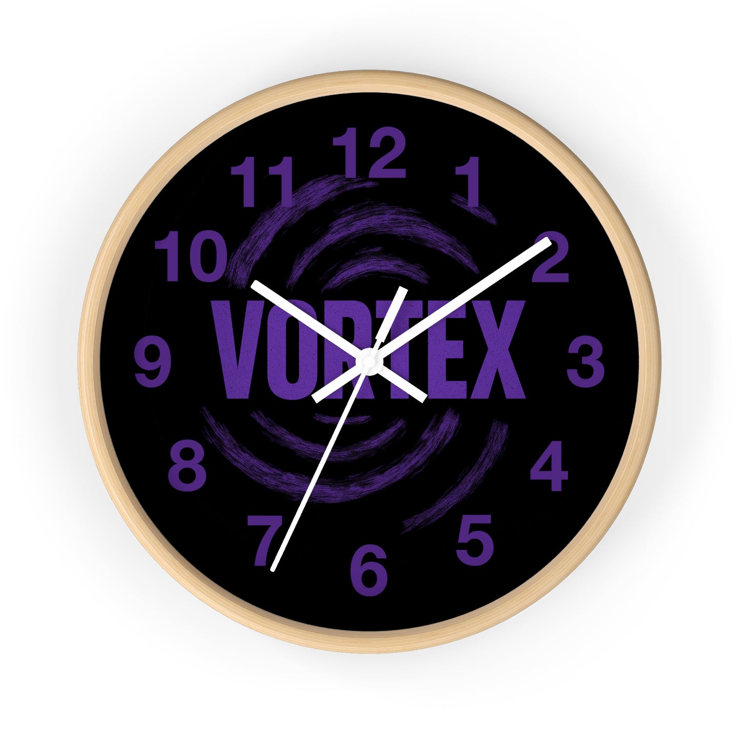 Vortex Wall Clock – Modern Home Decor, Unique Gift for Students, Office, Bedroom, Halloween Decor, Abstract Art